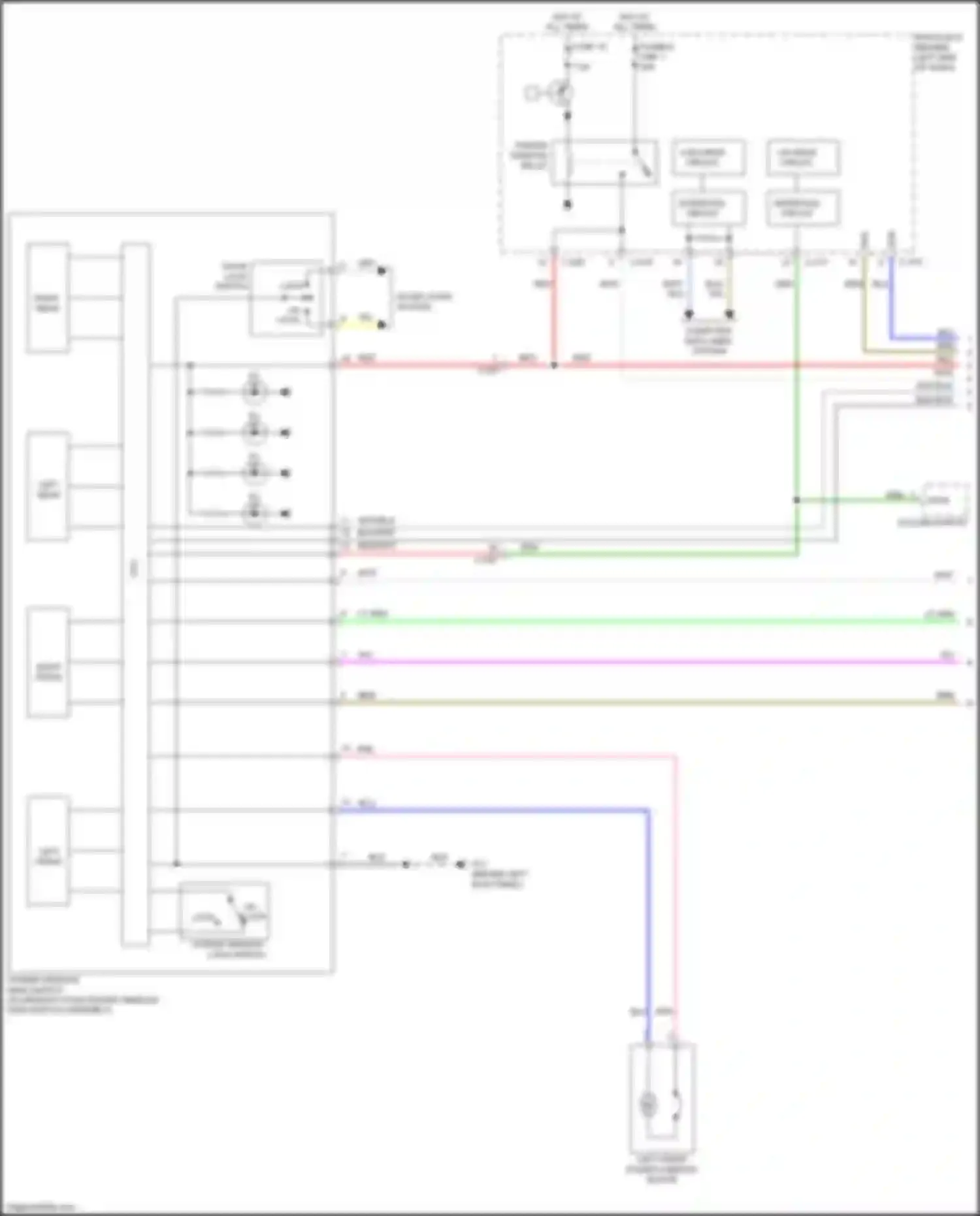 Wiring diagram c-415 for Mitsubishi Outlander III facelift 3 (2018-2024) (22 of 22)