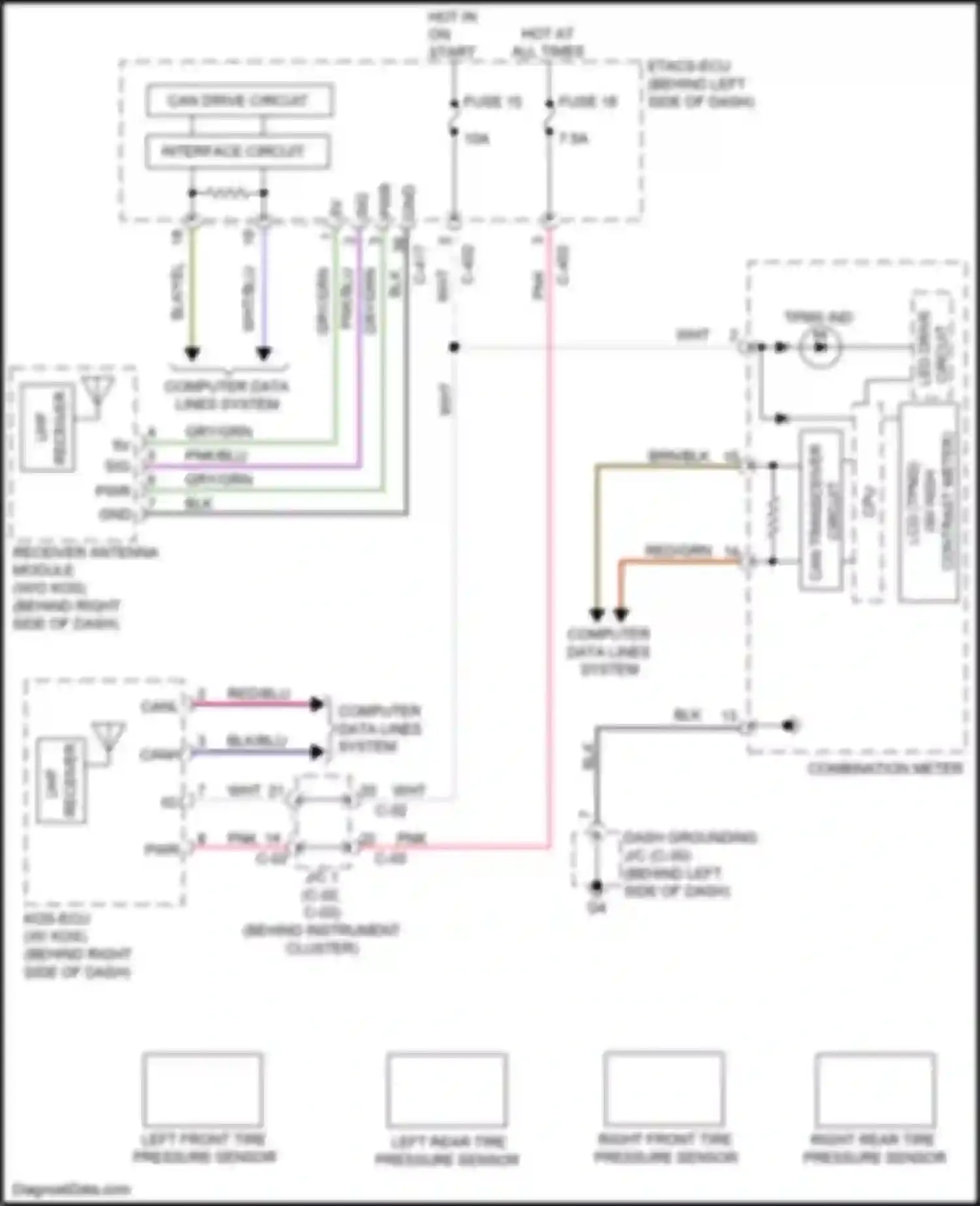 Wiring diagram c-417 for Mitsubishi Outlander III facelift 3 (2018-2024) (30 of 38)