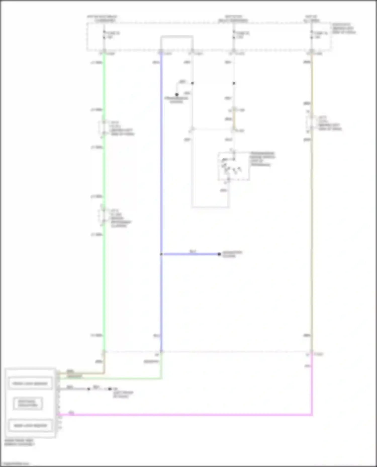 Wiring diagram c-421 for Mitsubishi Outlander III facelift 3 (2018-2024) (2 of 18)