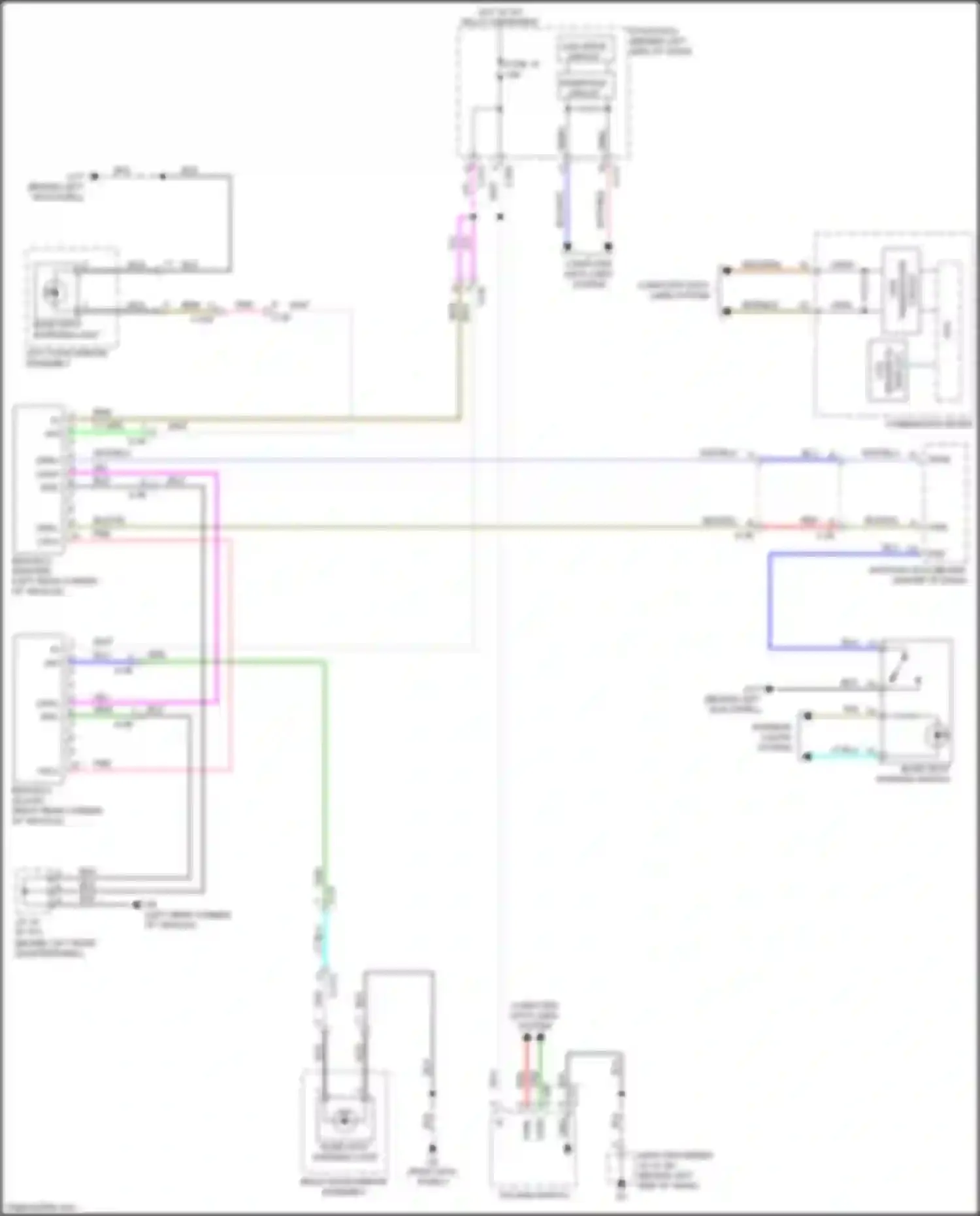 Wiring diagram fuse 15 for Mitsubishi Outlander III facelift 3 (2018-2024) (22 of 37)