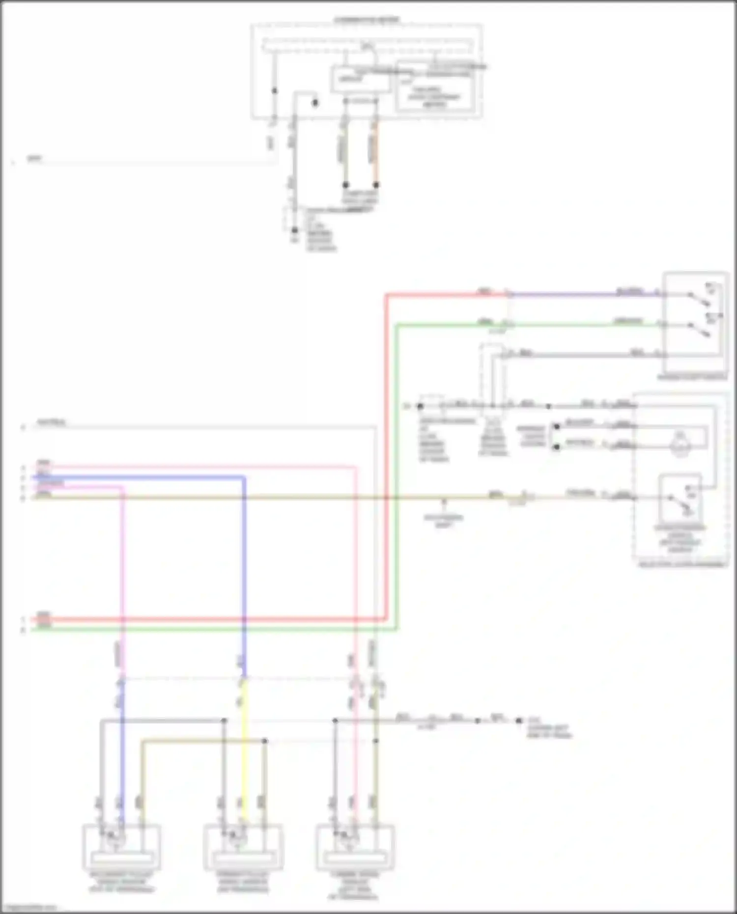 Wiring diagram high contrast meter for Mitsubishi Outlander III facelift 3 (2018-2024) (5 of 6)