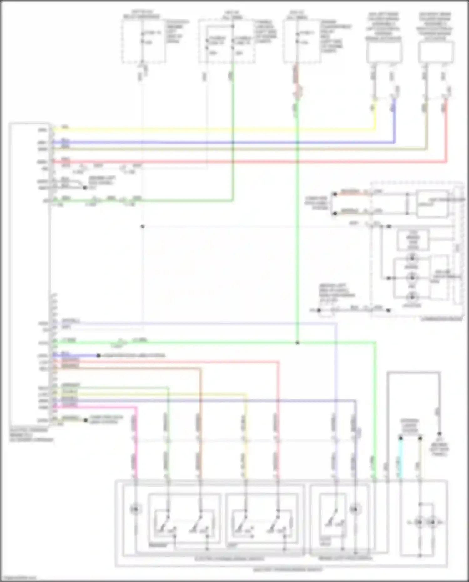 Wiring diagram hold ind for Mitsubishi Outlander III facelift 3 (2018-2024) (1 of 2)
