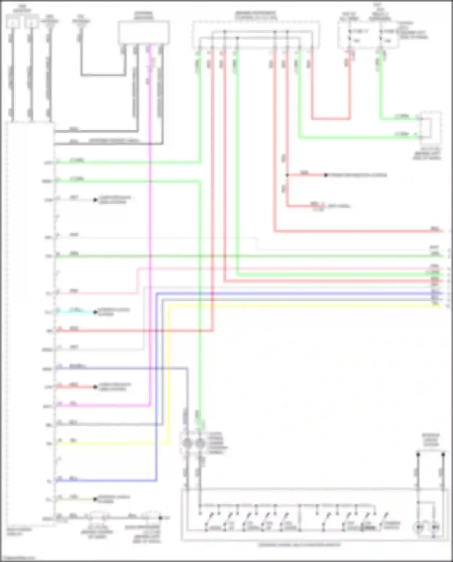 Wiring diagram hot at all times for Mitsubishi Outlander III facelift 3 (2018-2024) (37 of 62)