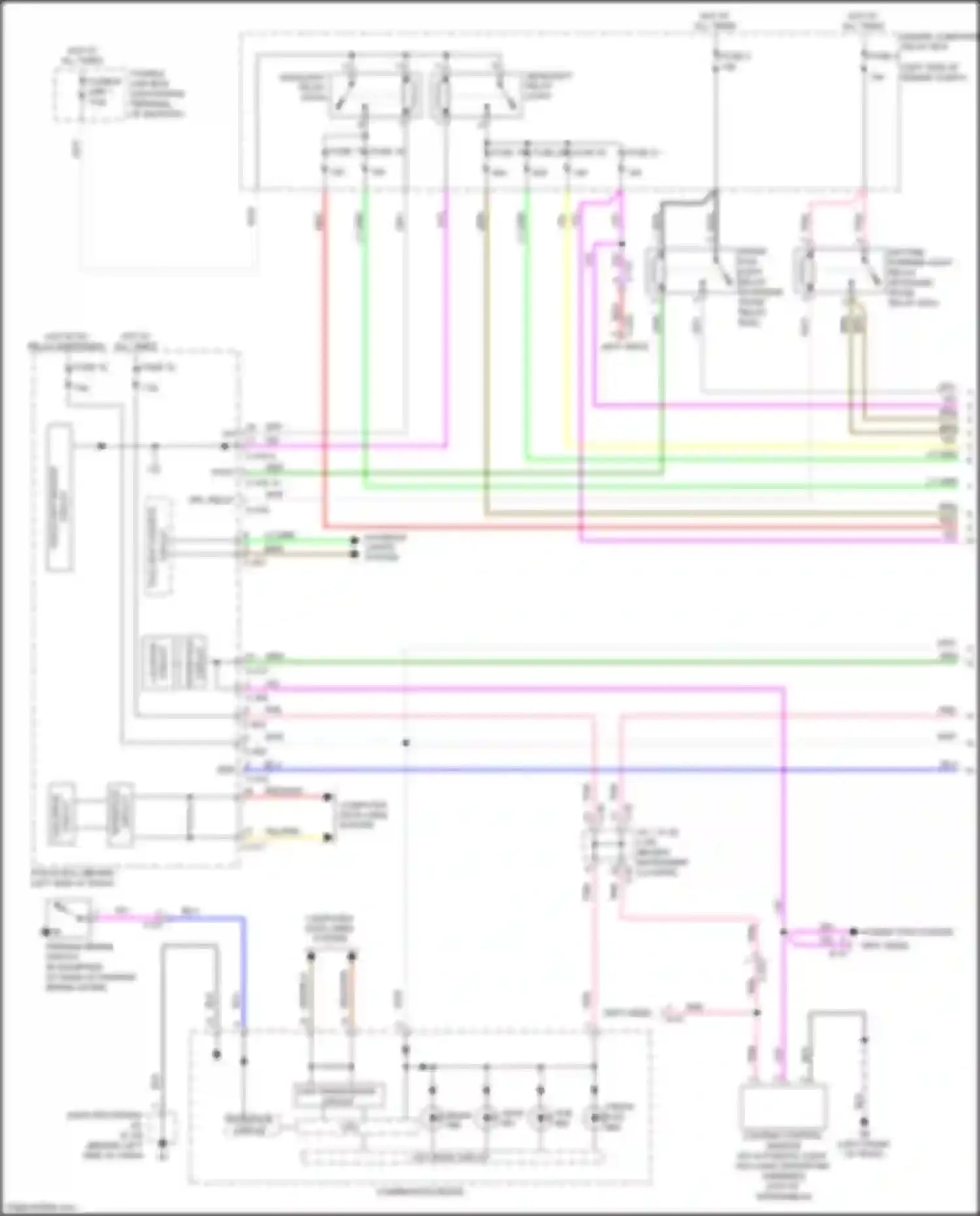 Wiring diagram interface circuit for Mitsubishi Outlander III facelift 3 (2018-2024) (17 of 36)