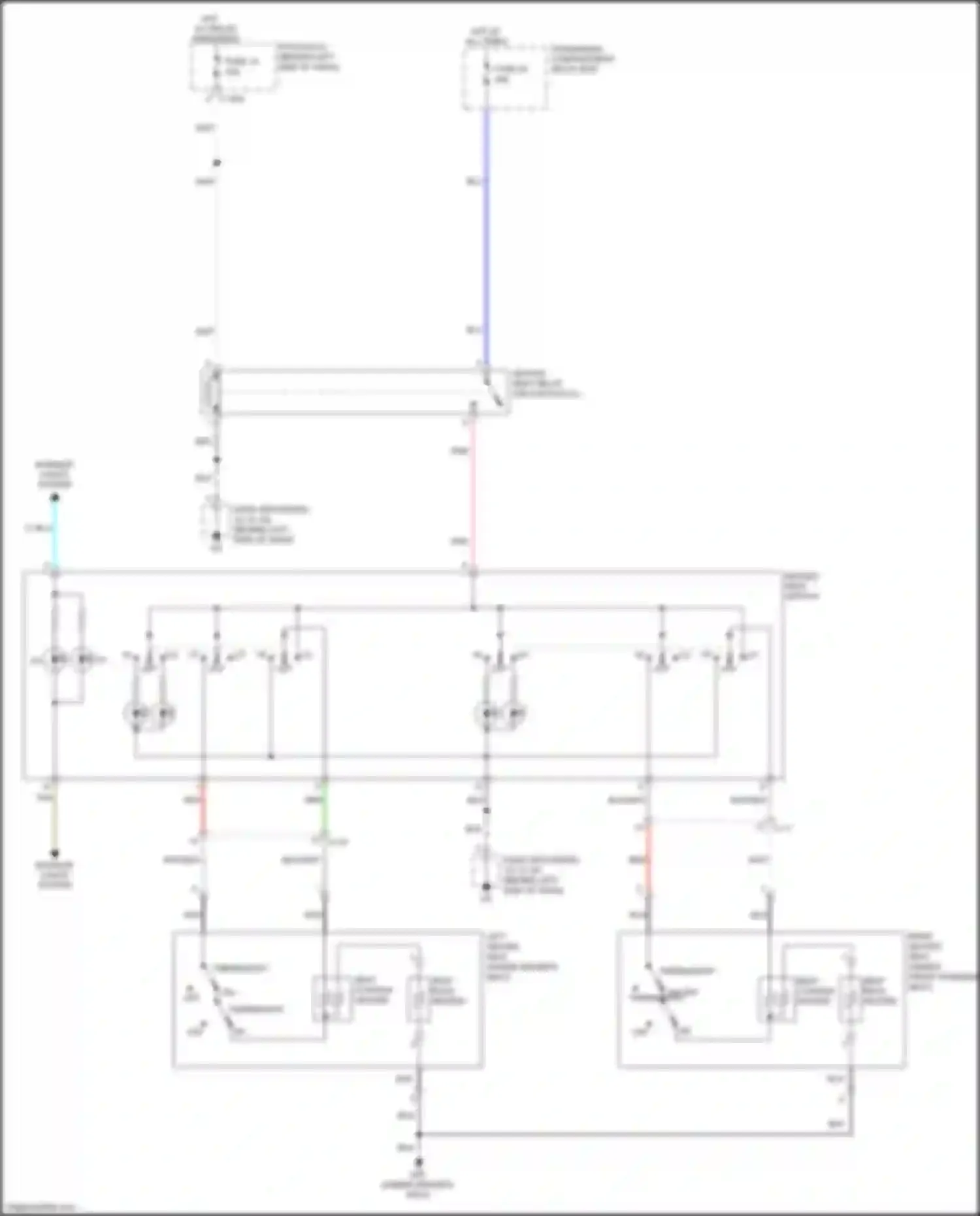Wiring diagram on off for Mitsubishi Outlander III facelift 3 (2018-2024) (4 of 7)