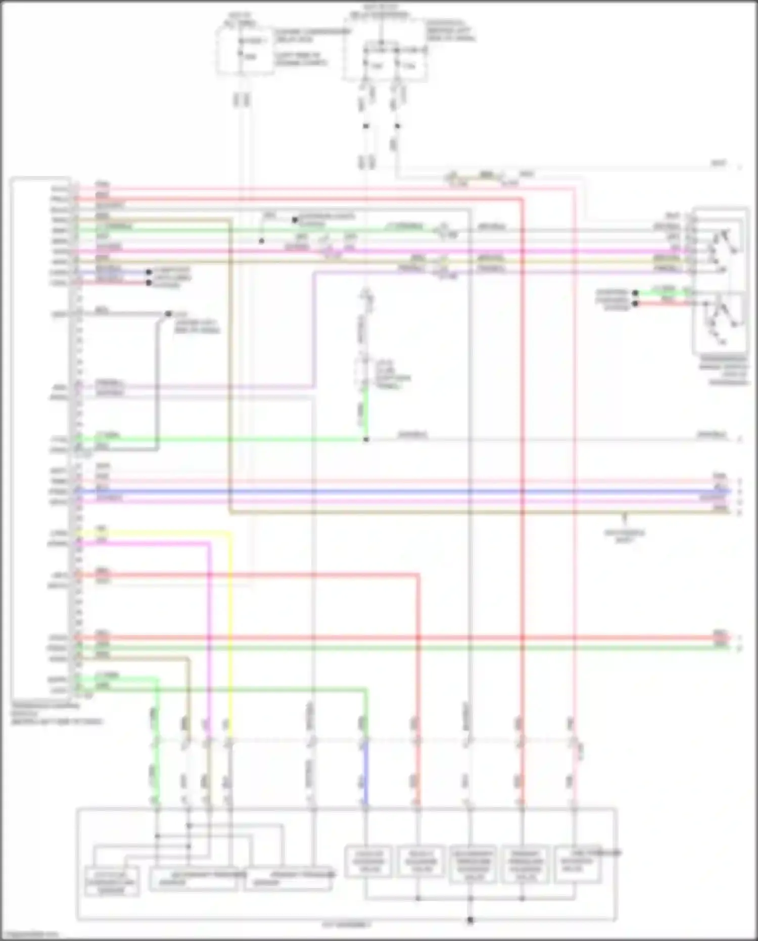 Wiring diagram pnk for Mitsubishi Outlander III facelift 3 (2018-2024) (34 of 81)