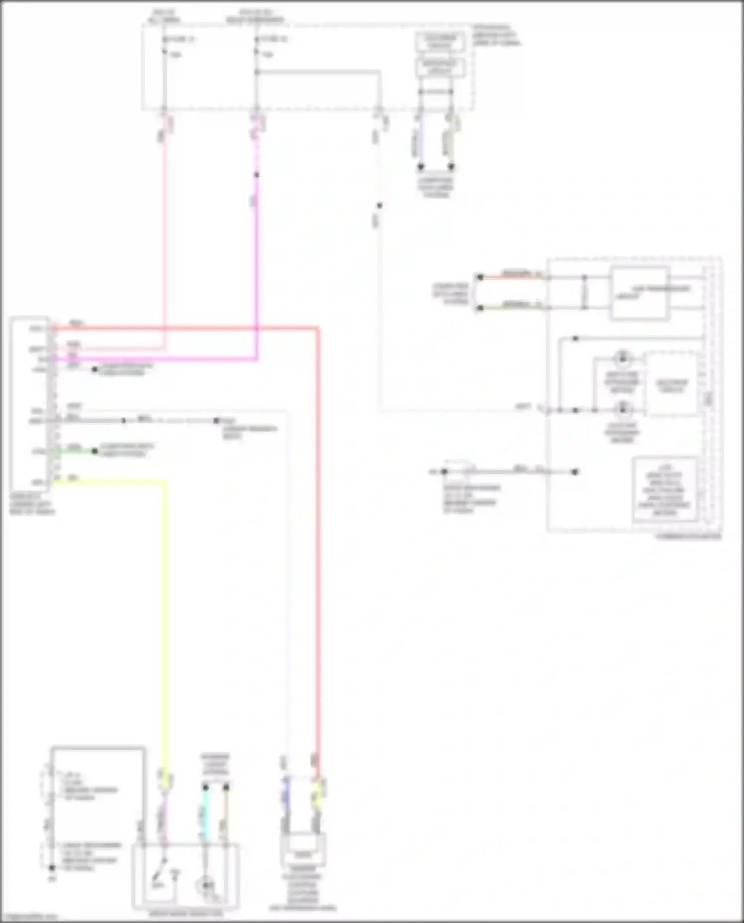 Wiring diagram pnk/blu for Mitsubishi Outlander III facelift 3 (2018-2024) (3 of 31)