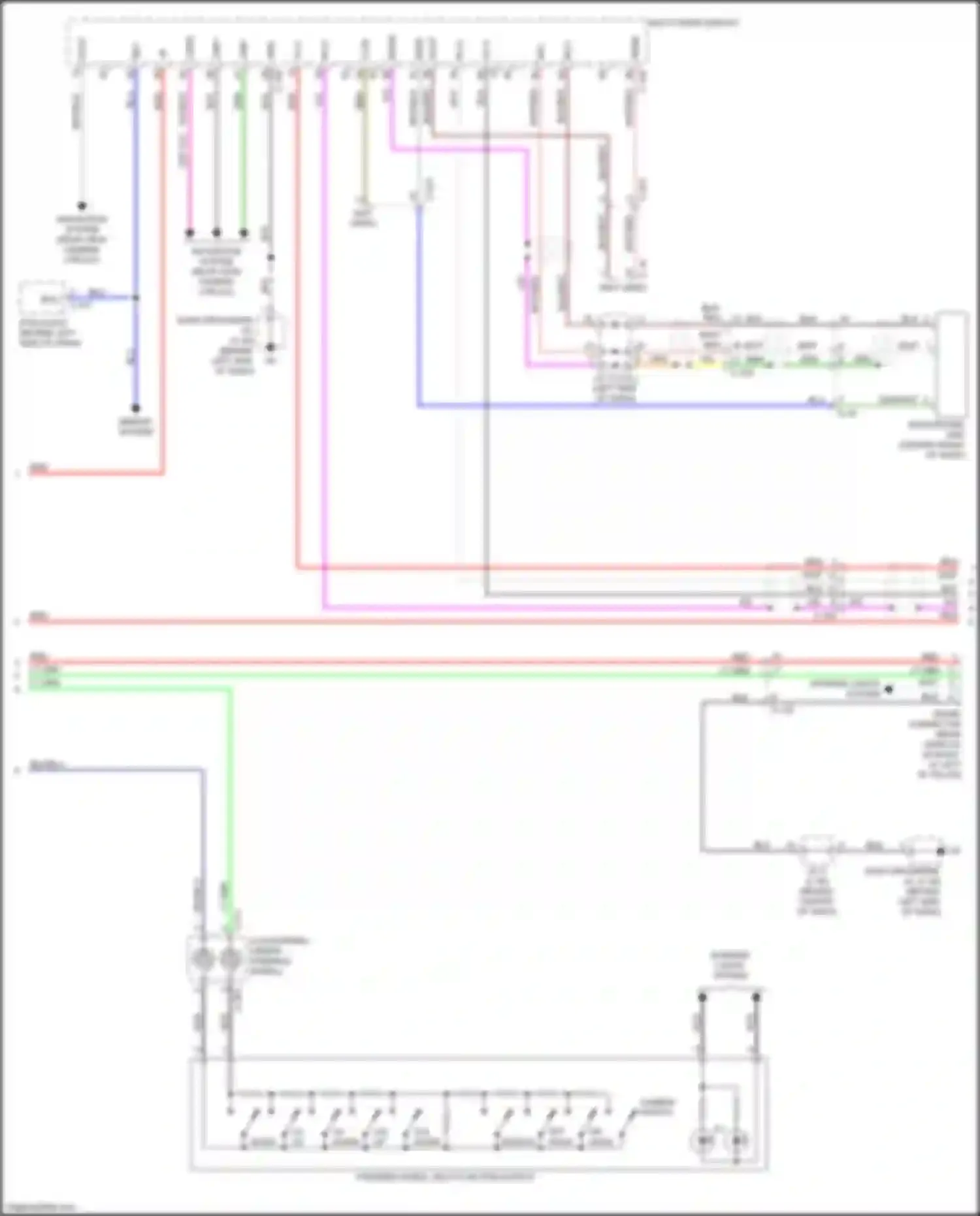 Wiring diagram vol up for Mitsubishi Outlander III facelift 3 (2018-2024) (1 of 2)