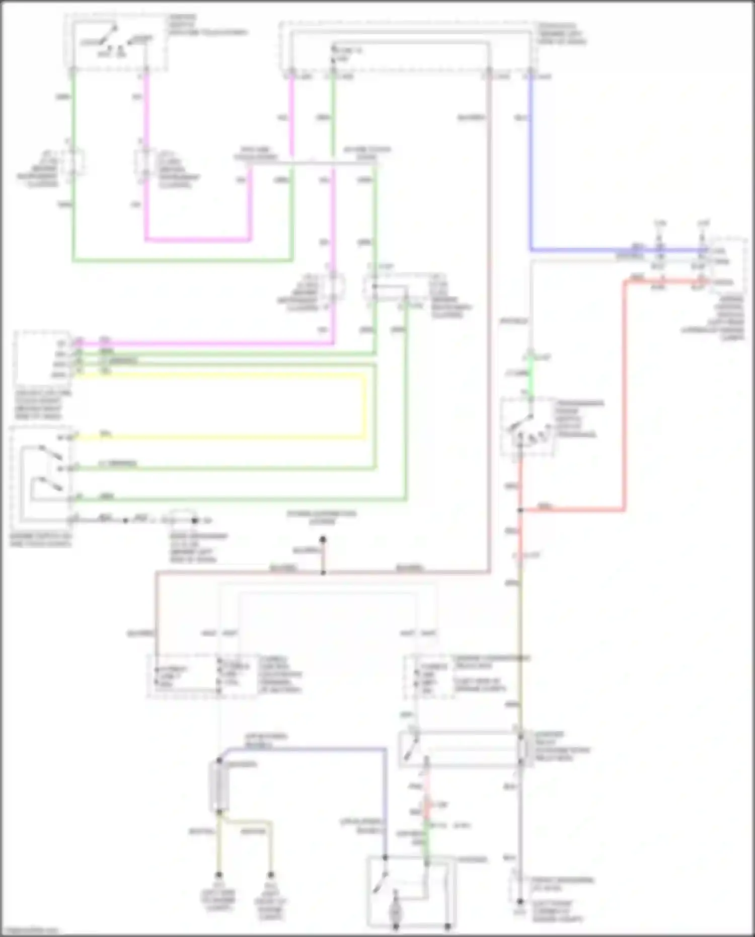 Wiring diagram wht/blk for Mitsubishi Outlander III facelift 3 (2018-2024) (10 of 64)