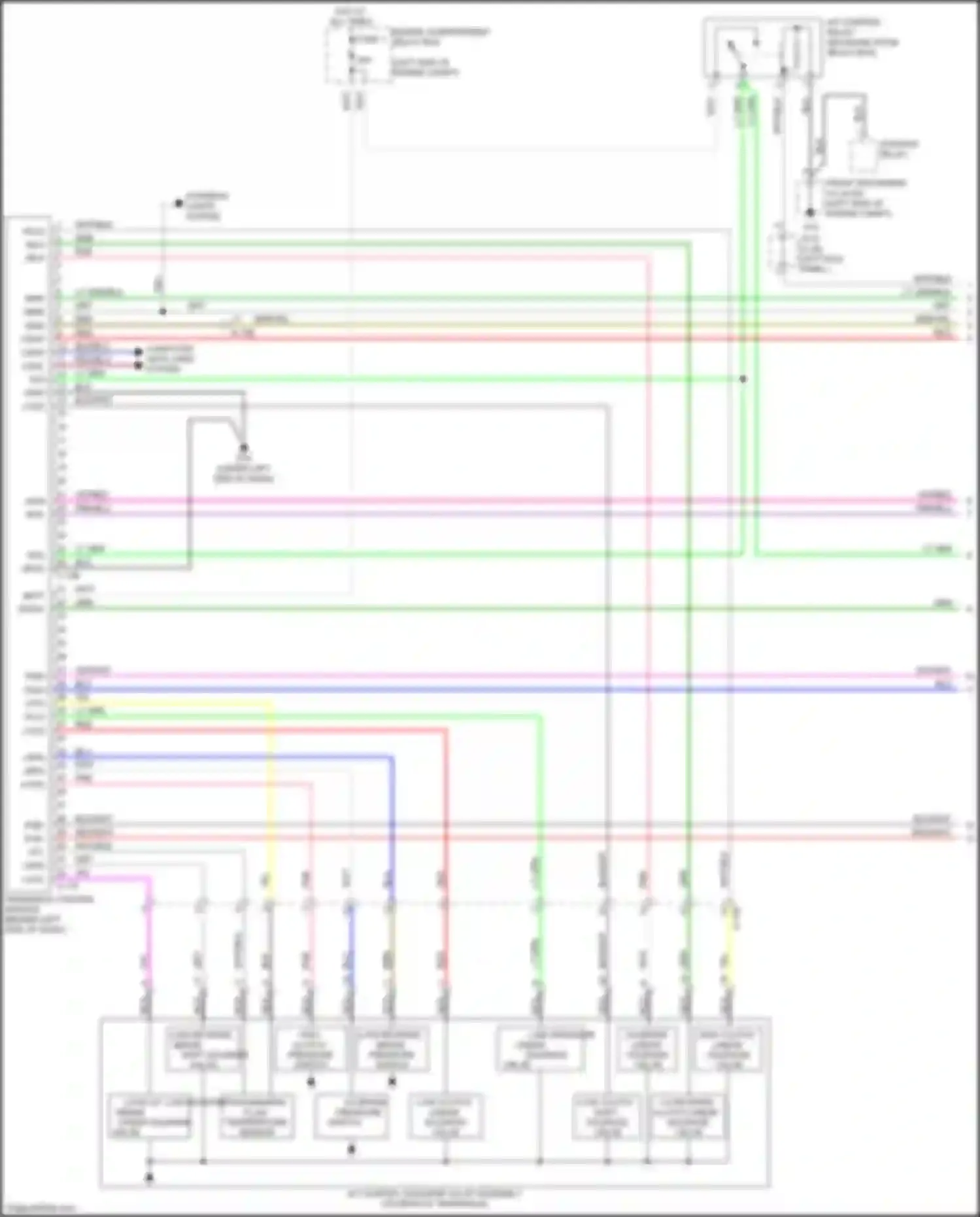Wiring diagram wht/blk for Mitsubishi Outlander III facelift 3 (2018-2024) (21 of 64)