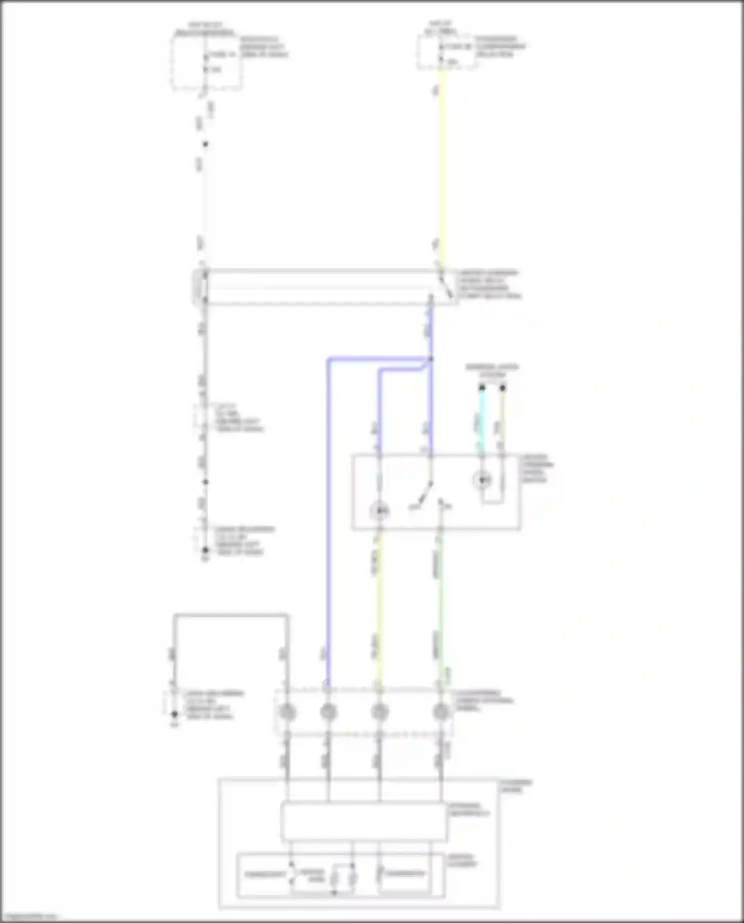 Wiring diagram yel for Mitsubishi Outlander III facelift 3 (2018-2024) (40 of 83)