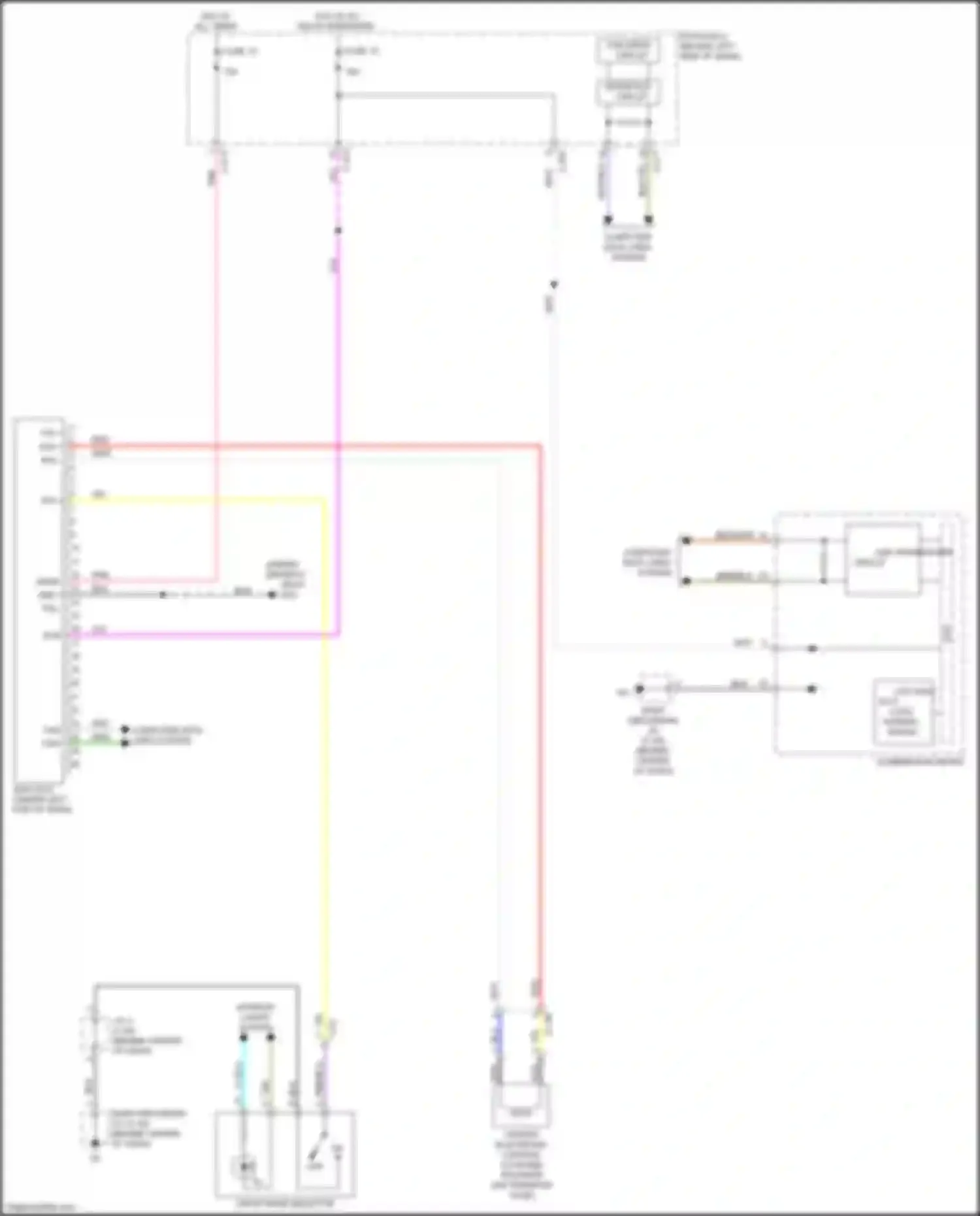 Wiring diagram yel for Mitsubishi Outlander III facelift 3 (2018-2024) (33 of 83)