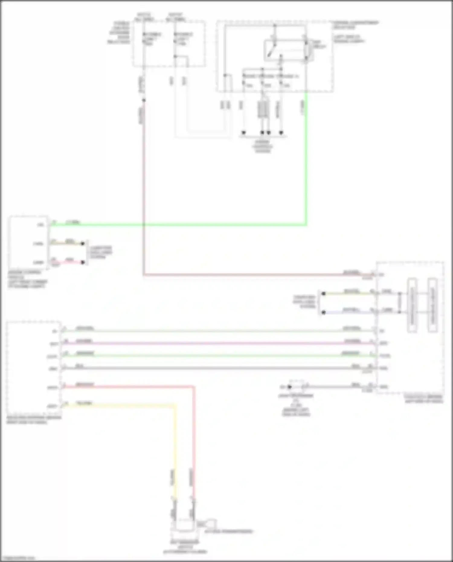 Wiring diagram yel/pnk for Mitsubishi Outlander III facelift 3 (2018-2024) (6 of 18)