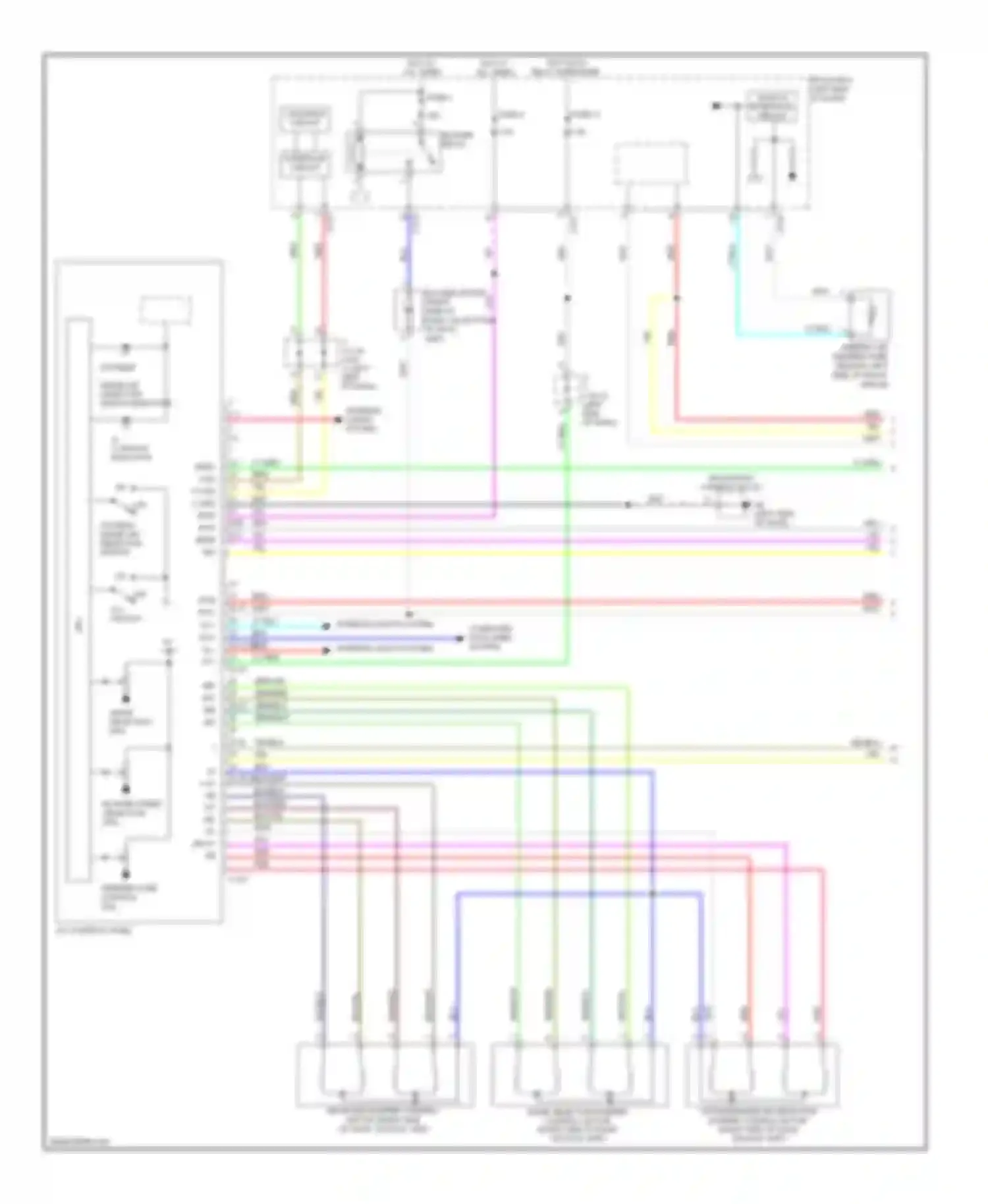 Outlander Mitsubishi III (2012-2015): Automatic a/c circuit (1 of 2)