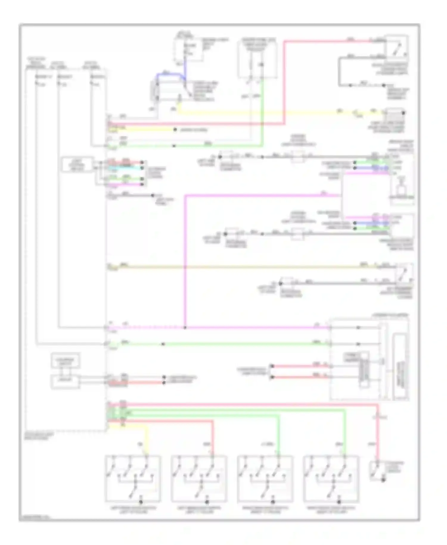 Outlander Mitsubishi III (2012-2015): Forced entry circuit