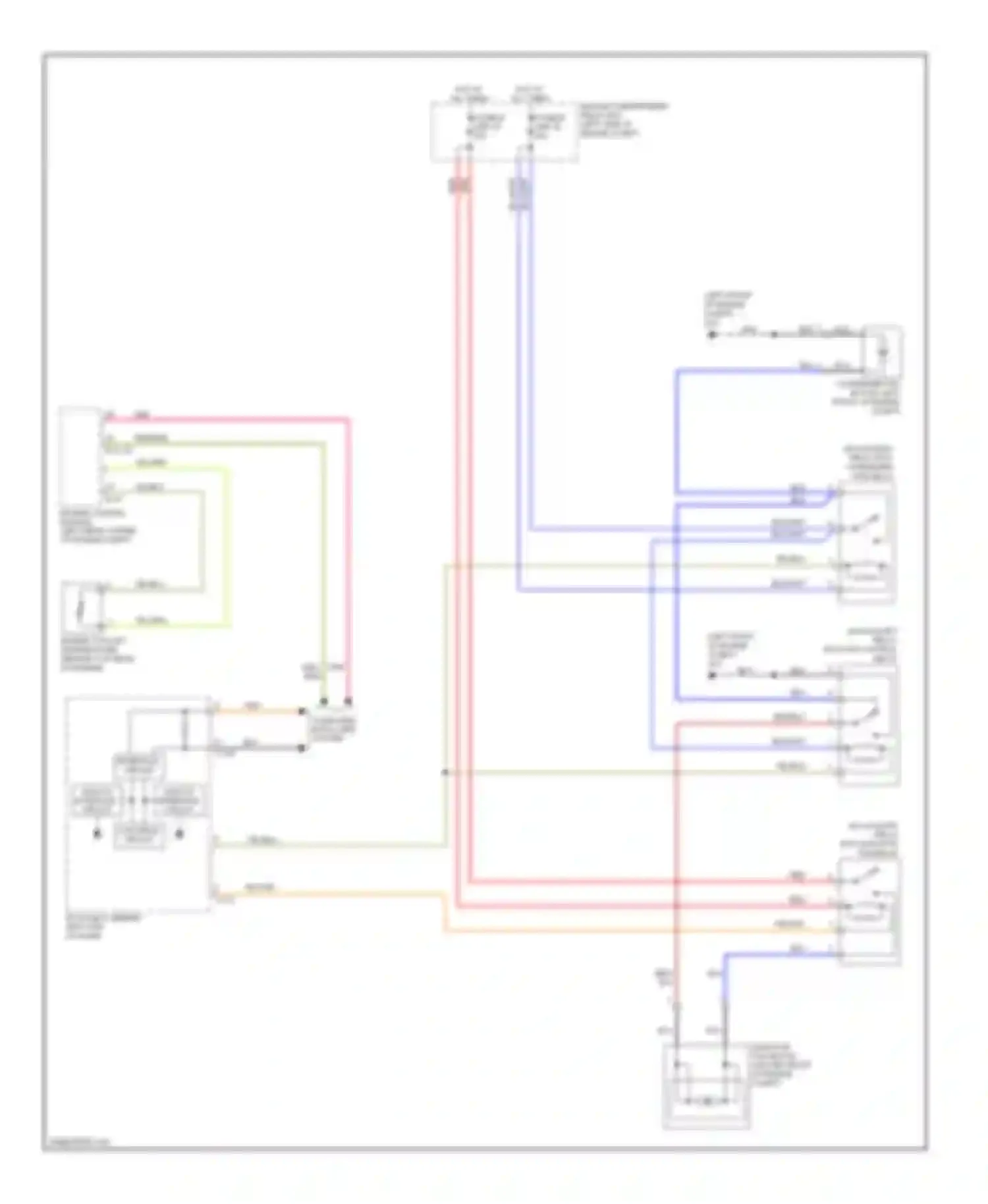 Outlander Mitsubishi III (2012-2015): 3.0l, cooling fan circuit