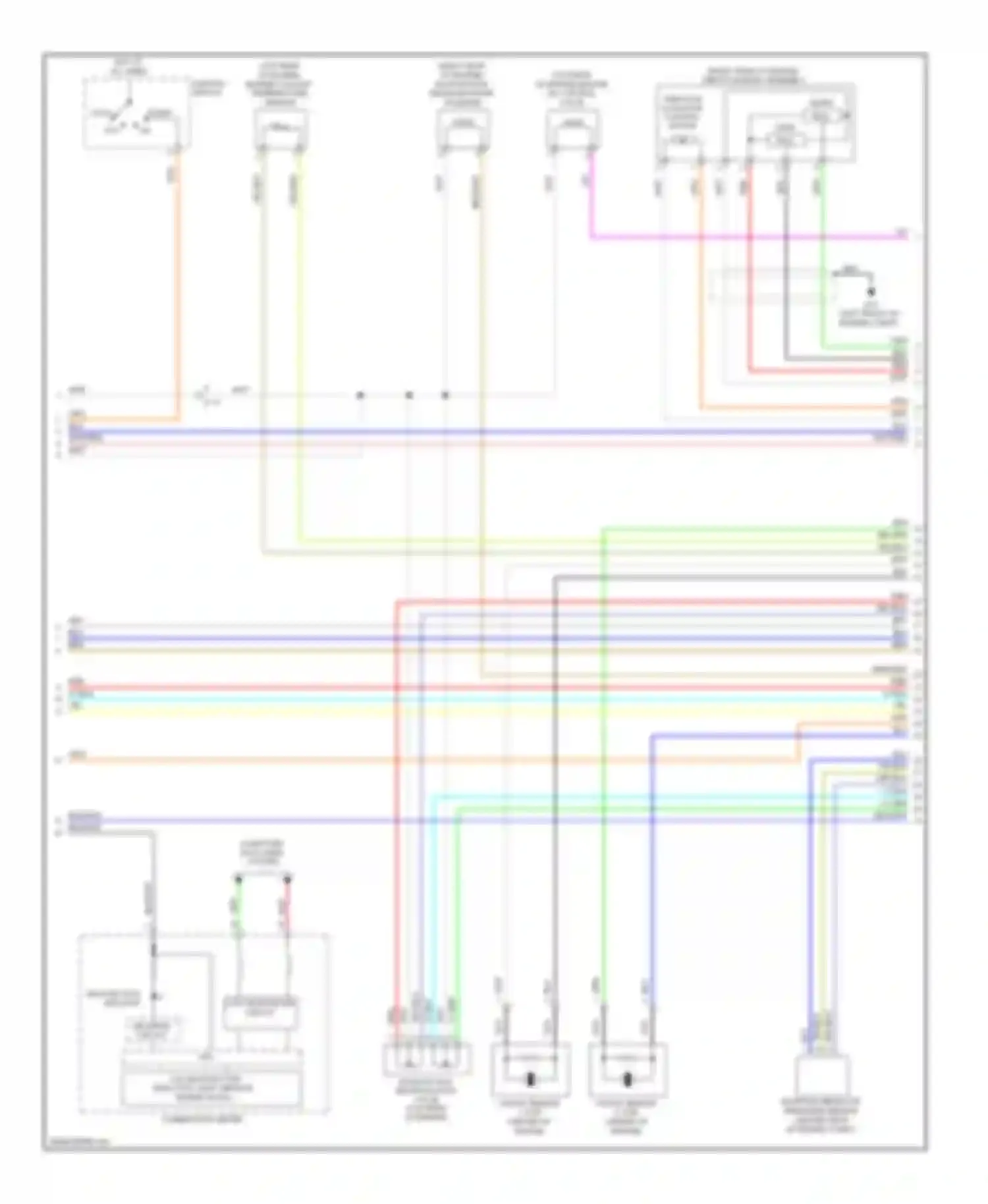 Outlander Mitsubishi III (2012-2015): Wiring diagram engine performance 3.0l (3 of 4)