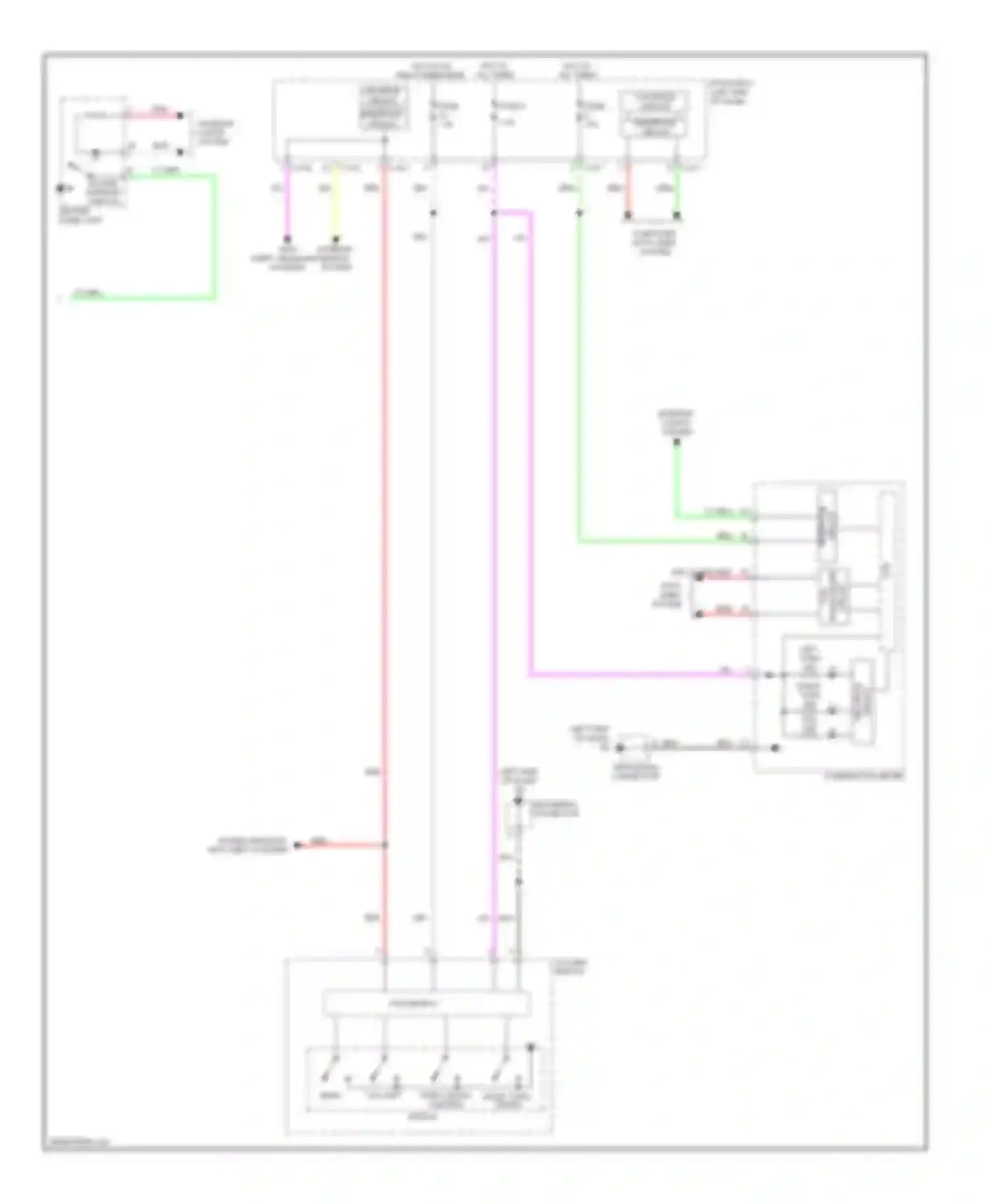 Outlander Mitsubishi III (2012-2015): Exterior lamps circuit (2 of 2)