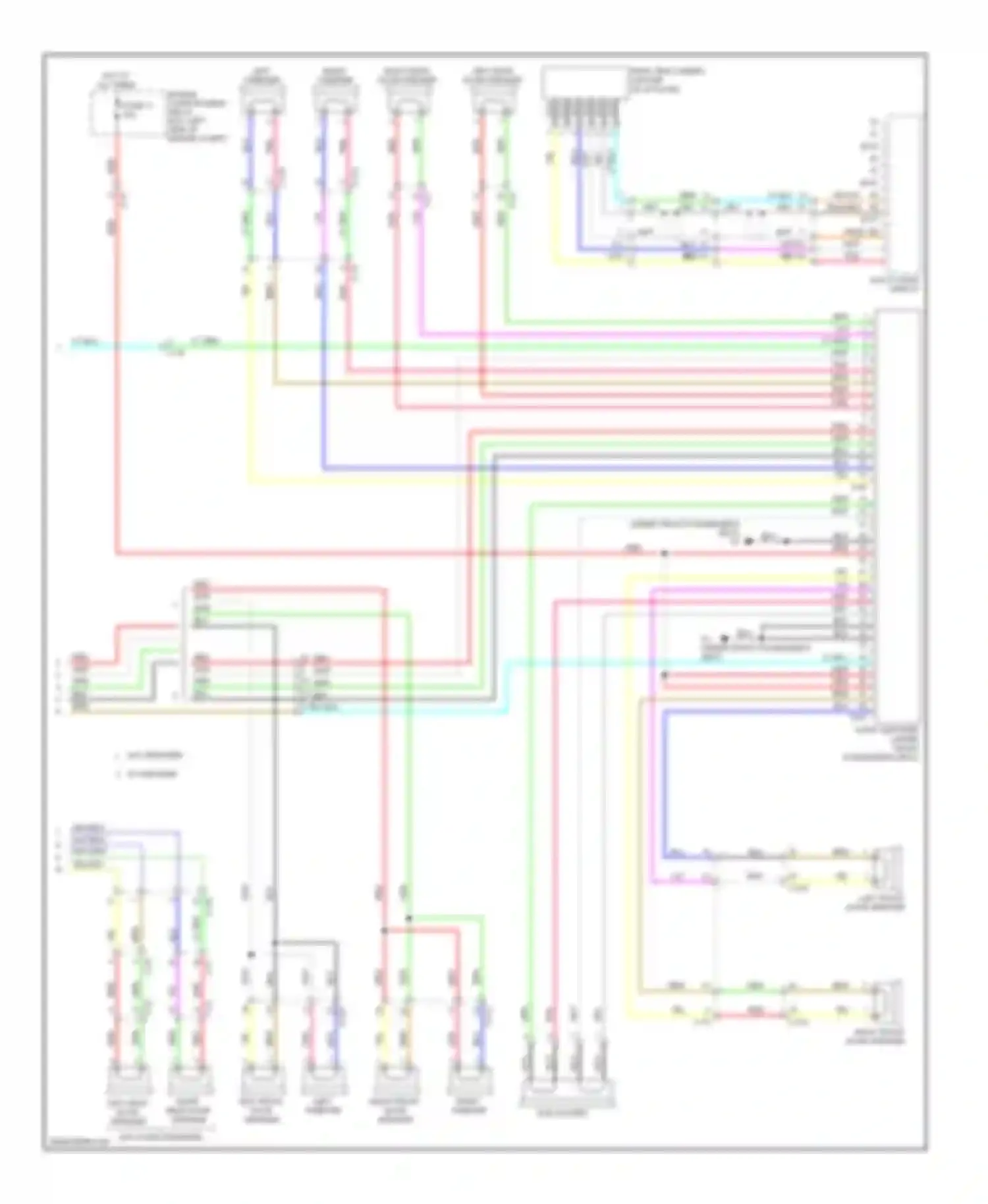 Outlander Mitsubishi III (2012-2015): Navigation circuit (3 of 3)