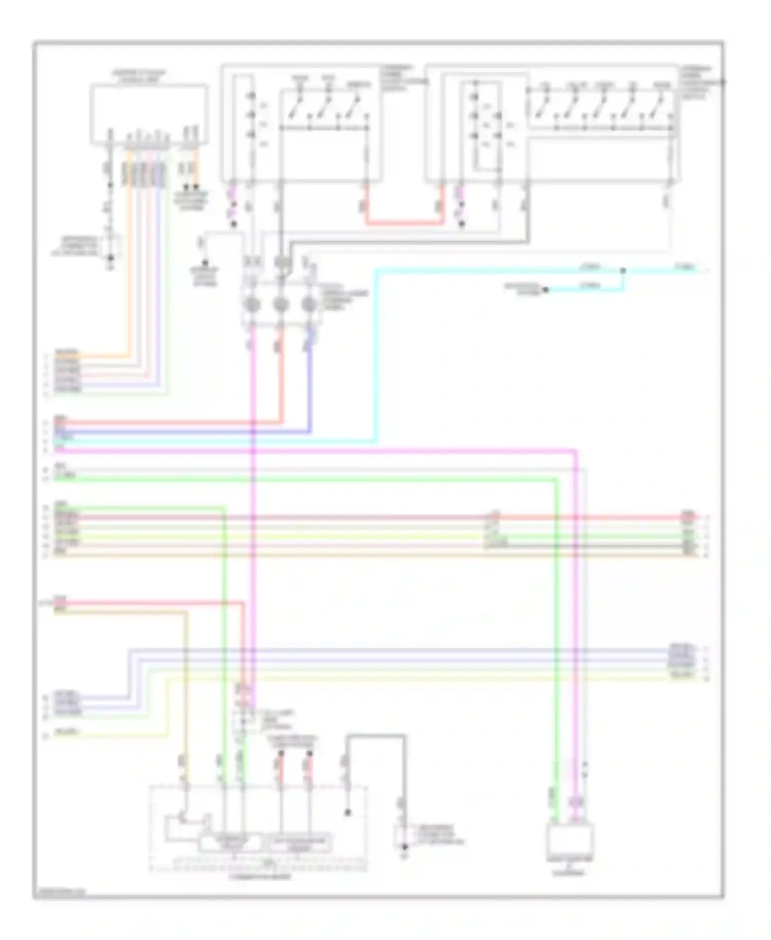 Outlander Mitsubishi III (2012-2015): Radio circuit, with multi-communication system (2 of 3)