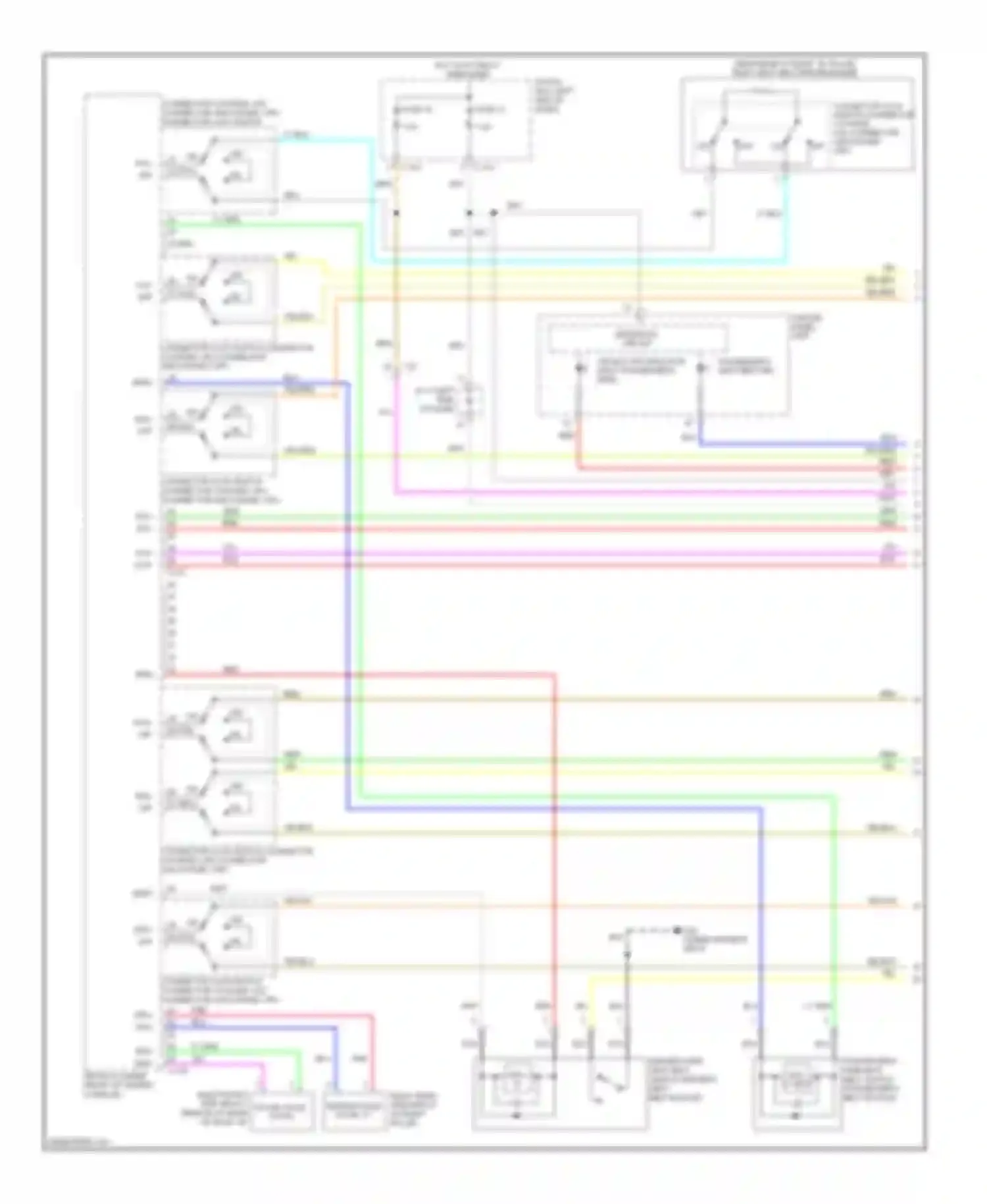 Outlander Mitsubishi III (2012-2015): Supplemental restraints circuit (1 of 4)