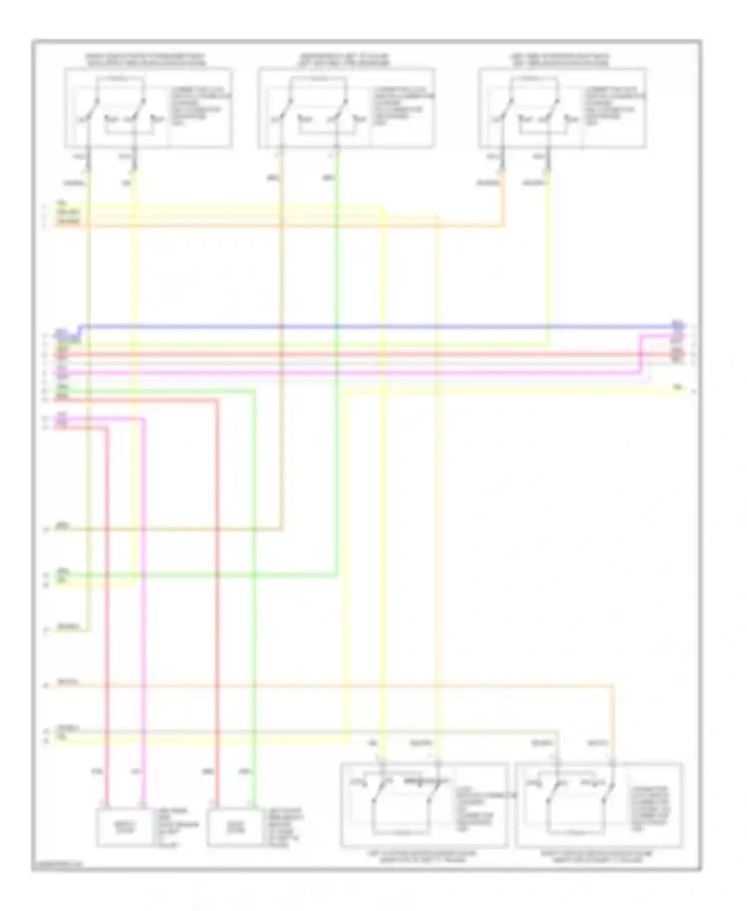 Outlander Mitsubishi III (2012-2015): Supplemental restraints circuit (2 of 4)