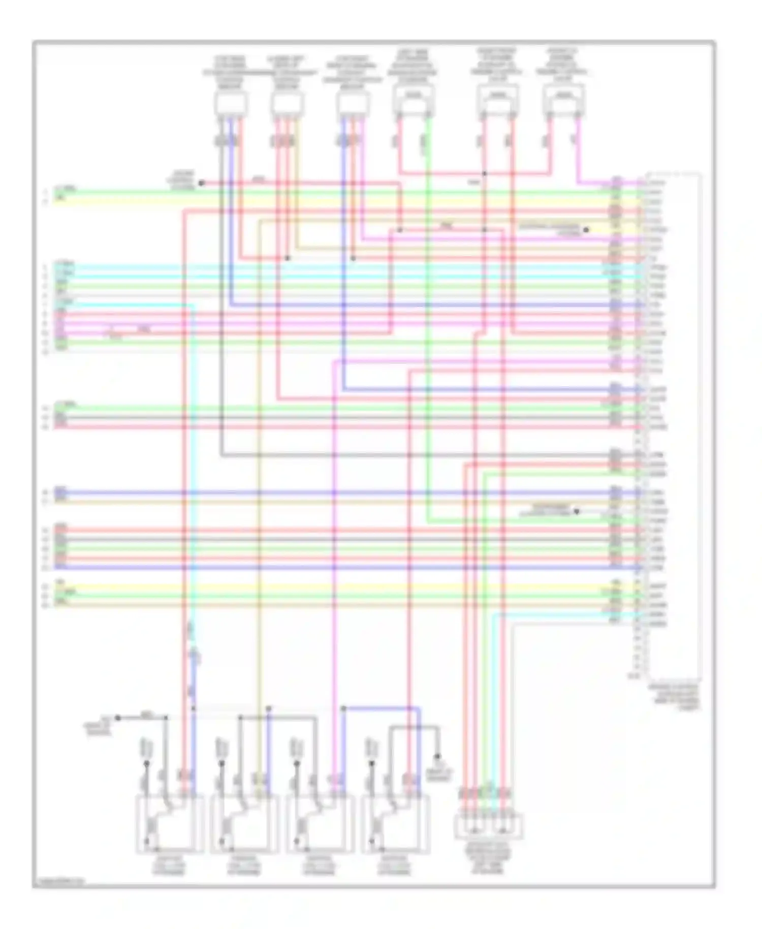 Wiring diagram 4 a-17 pnk for Mitsubishi Outlander III (2012-2015) (1 of 1)