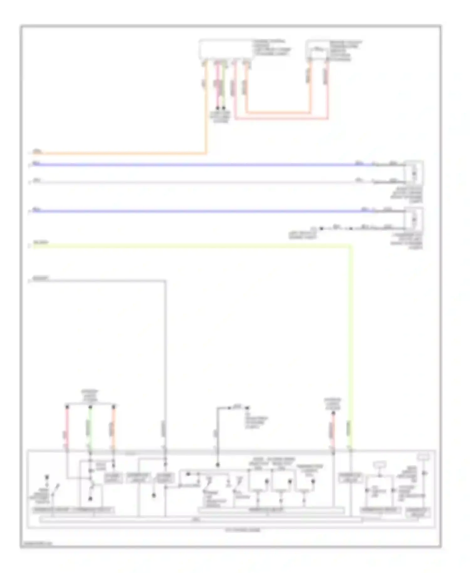 Wiring diagram b-11 for Mitsubishi Outlander III (2012-2015) (1 of 2)
