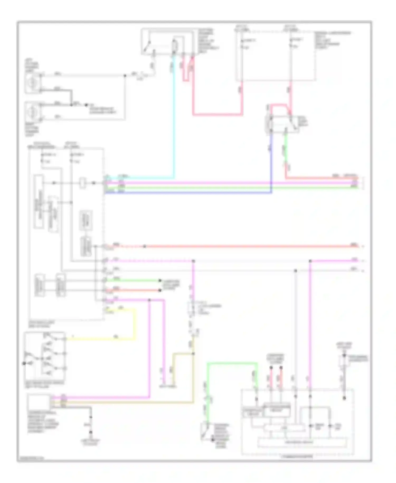 Wiring diagram beam ind for Mitsubishi Outlander III (2012-2015) (1 of 2)