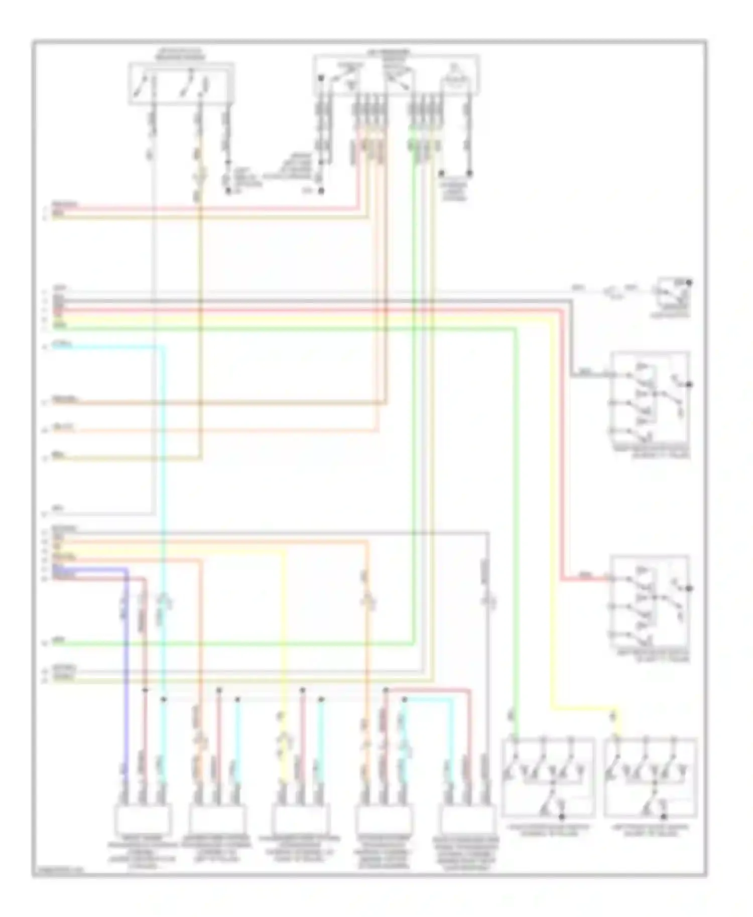Wiring diagram blk/wht for Mitsubishi Outlander III (2012-2015) (12 of 25)