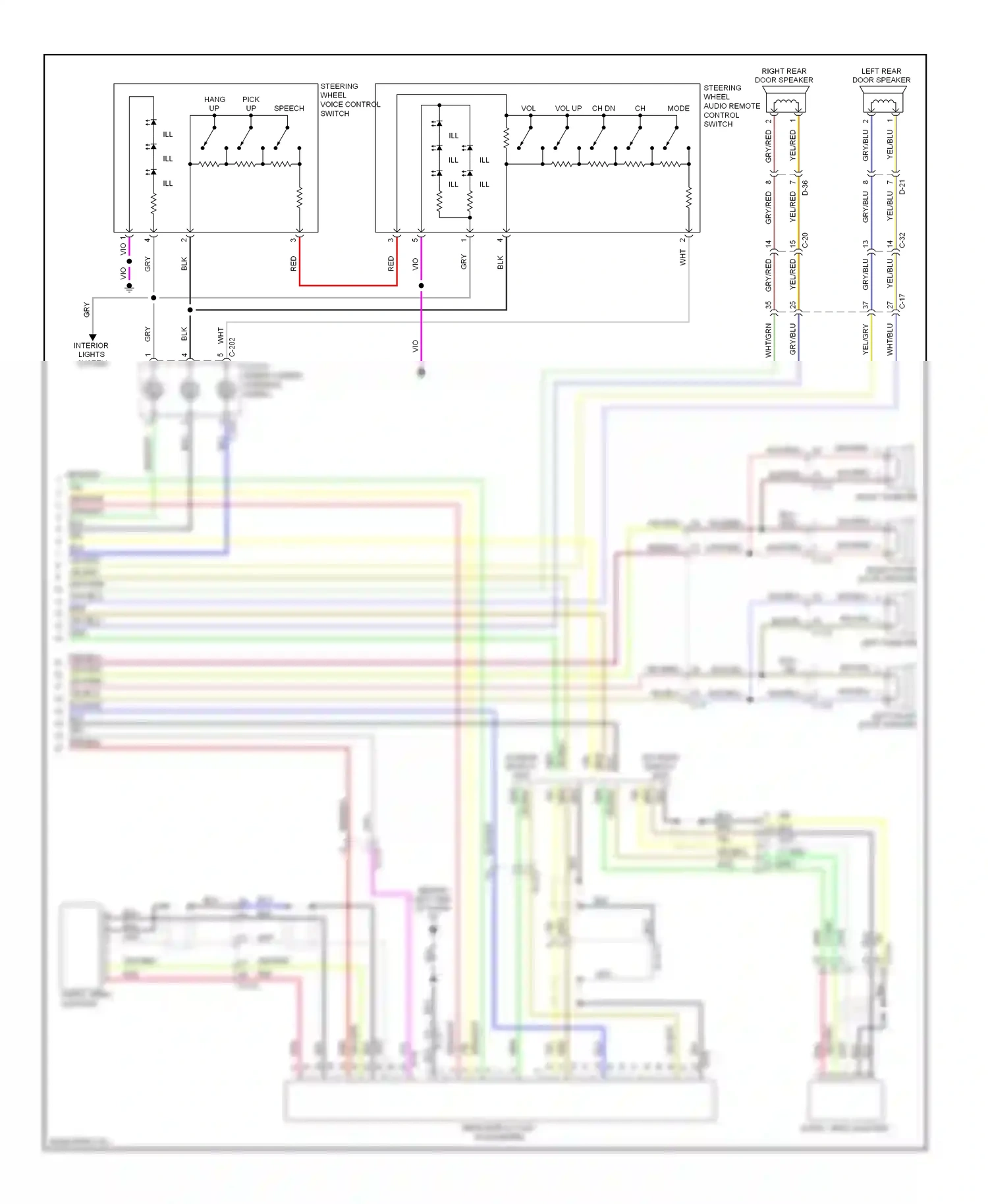 Mitsubishi Outlander III (2012-2015) blk/yel wiring diagram  (5 of 12)
