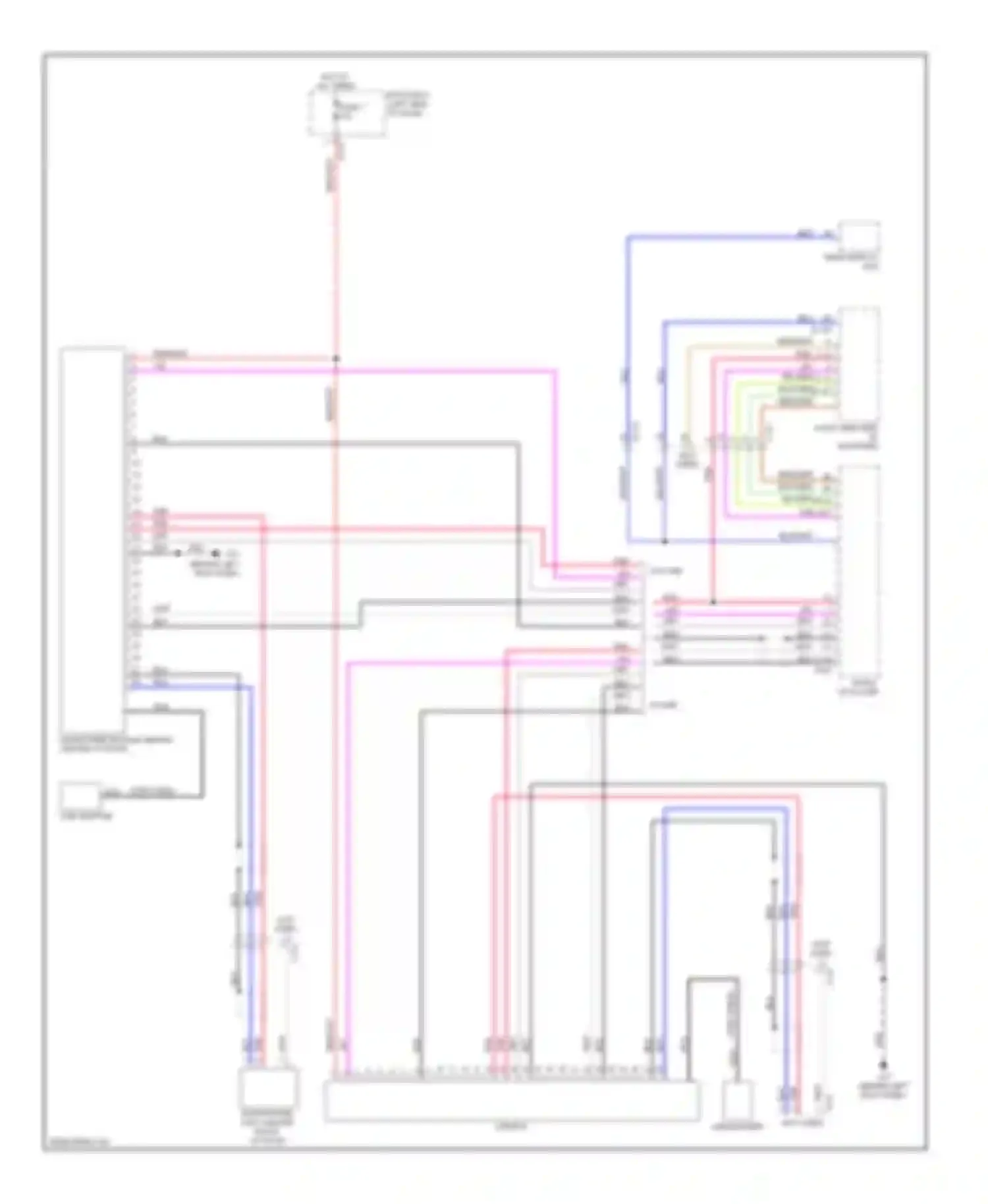 Wiring diagram brn/wht for Mitsubishi Outlander III (2012-2015) (2 of 11)