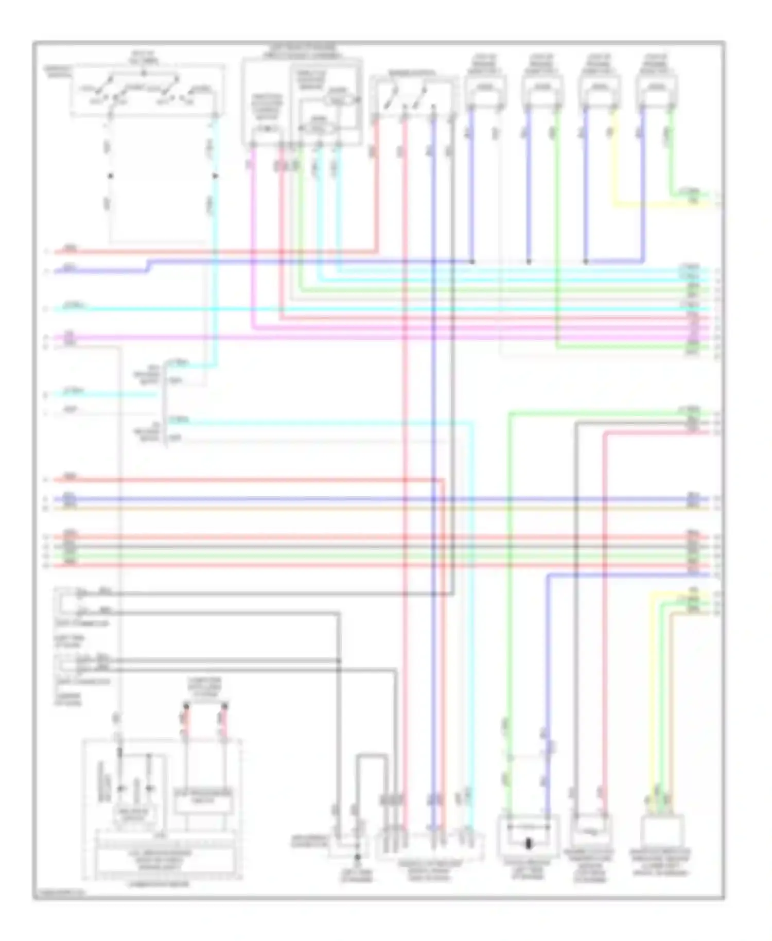 Wiring diagram c-01 for Mitsubishi Outlander III (2012-2015) (3 of 3)