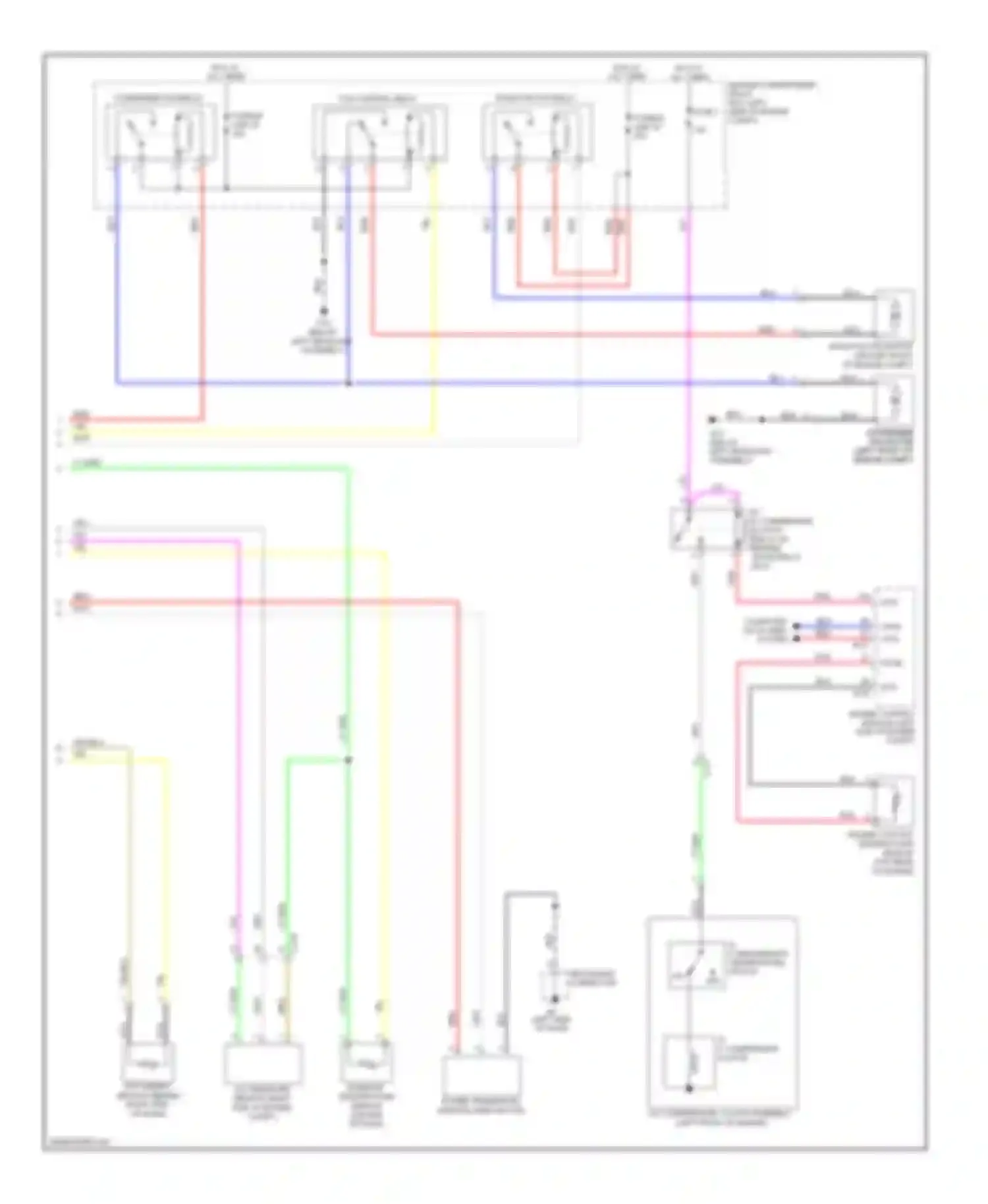 Wiring diagram c-128 for Mitsubishi Outlander III (2012-2015) (1 of 2)