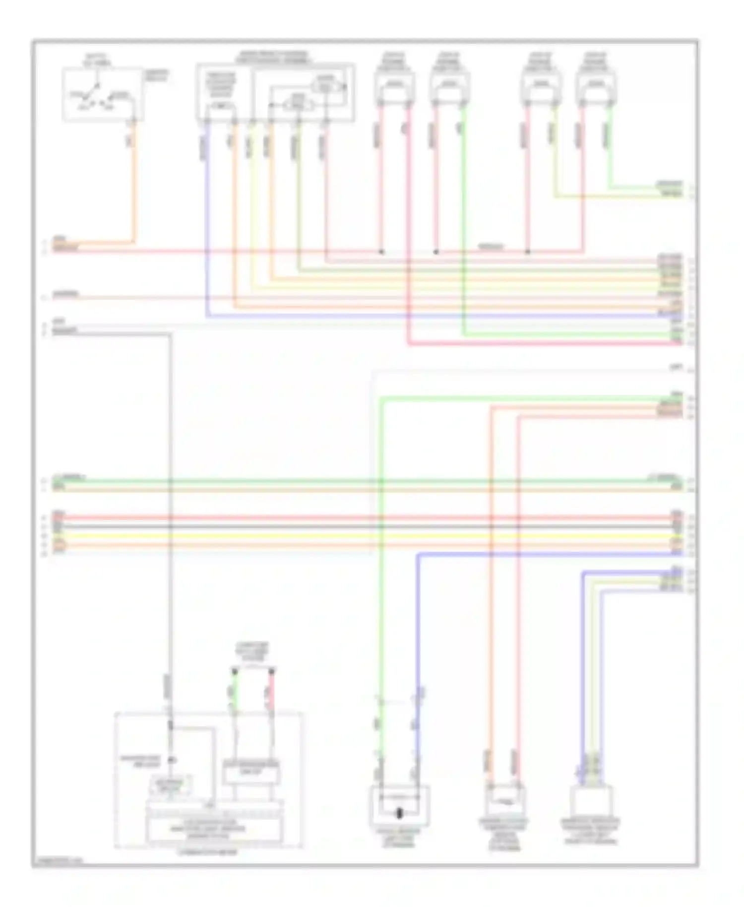 Wiring diagram lt grn/blk for Mitsubishi Outlander III (2012-2015) (2 of 3)