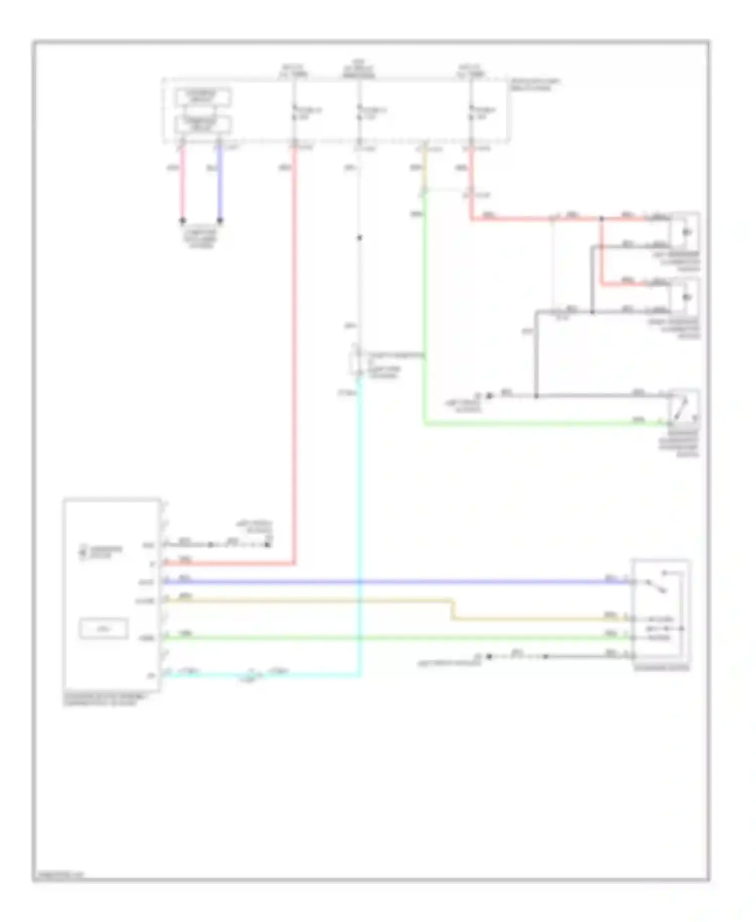Wiring diagram red for Mitsubishi Outlander III (2012-2015) (45 of 92)