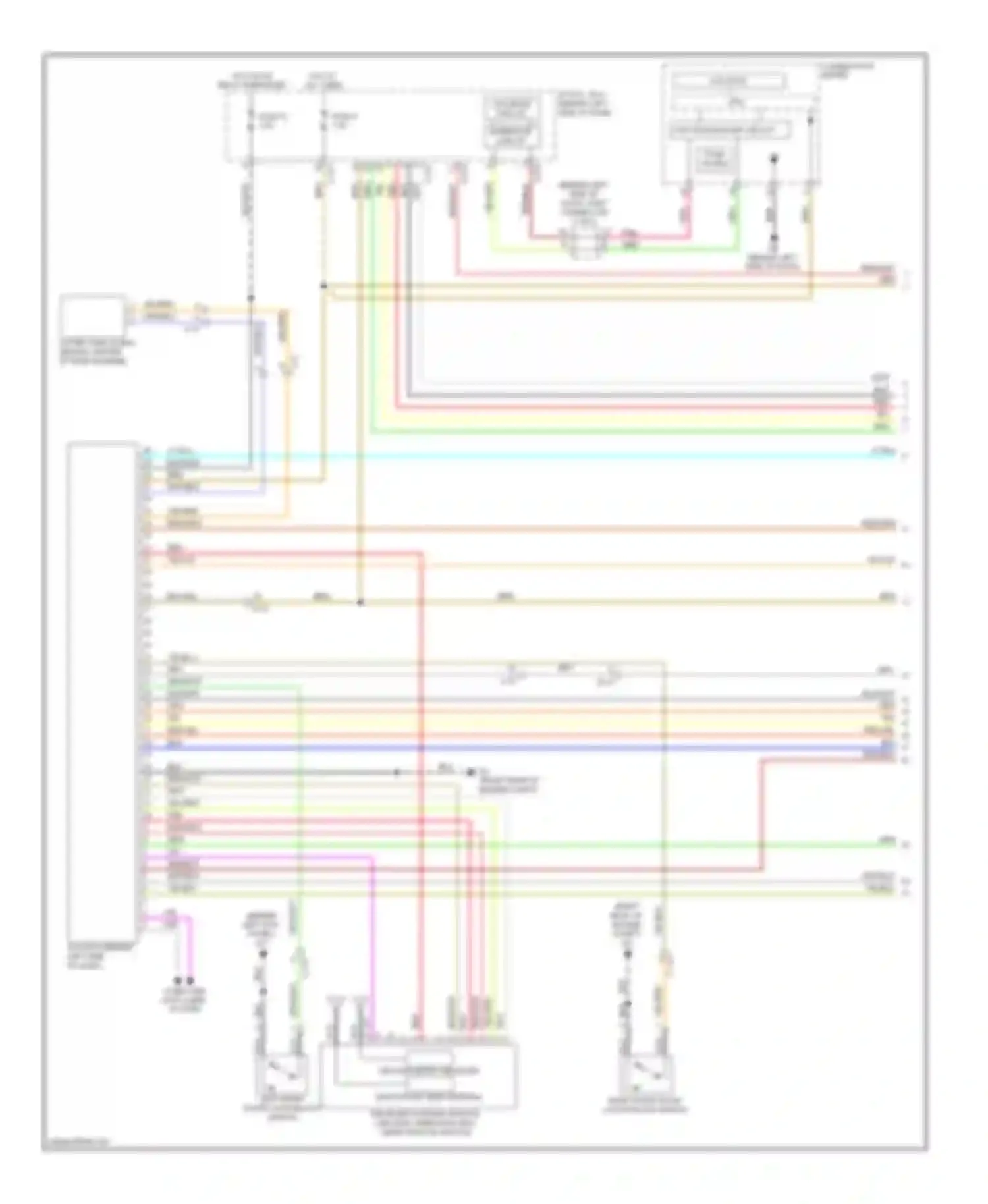 Wiring diagram red/grn for Mitsubishi Outlander III (2012-2015) (12 of 18)