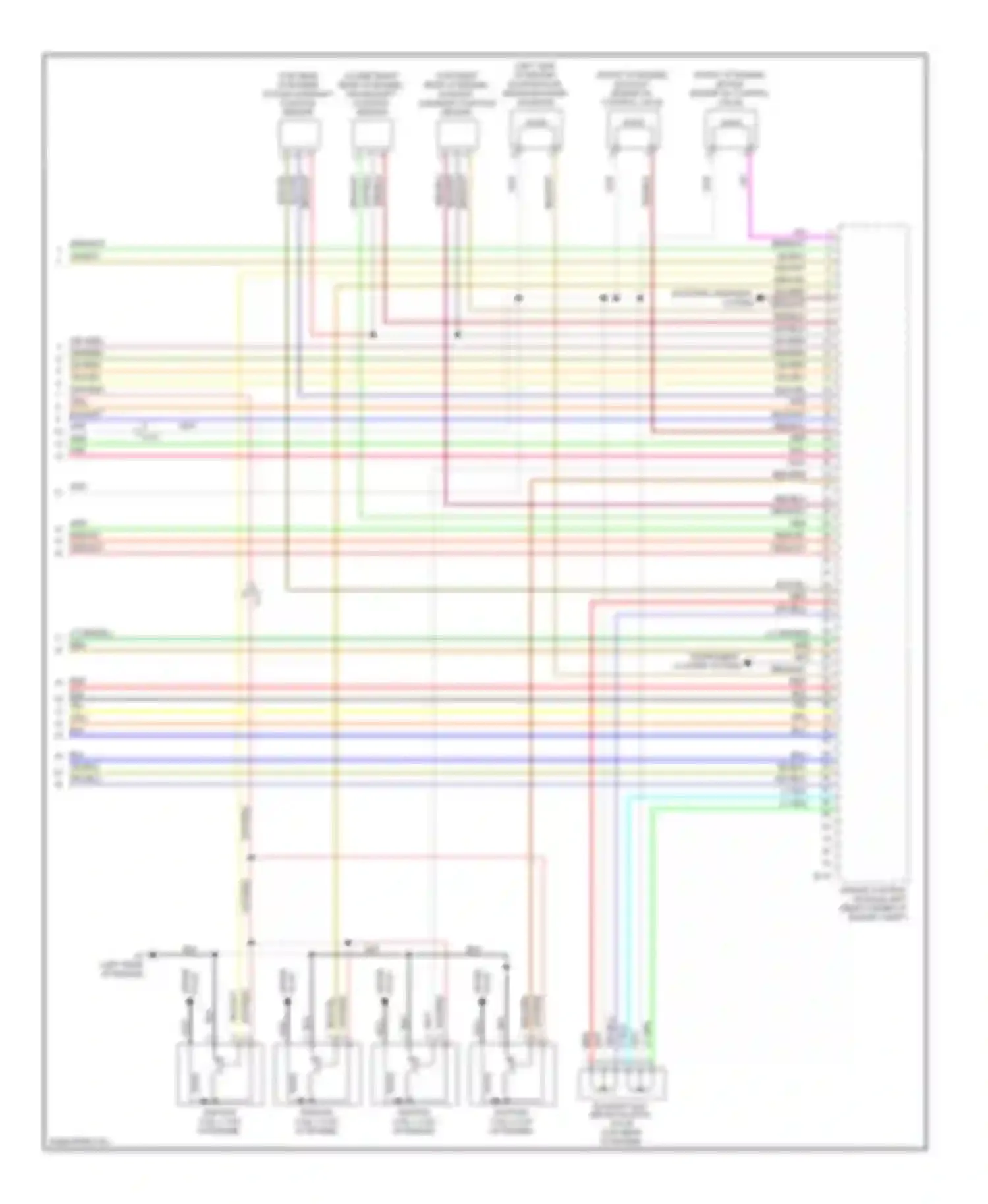 Wiring diagram spark plug for Mitsubishi Outlander III (2012-2015) (2 of 2)