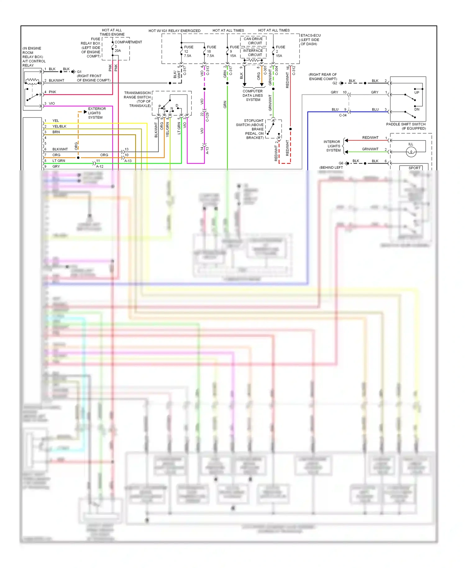 Mitsubishi Outlander III (2012-2015) vio wiring diagram  (53 of 87)