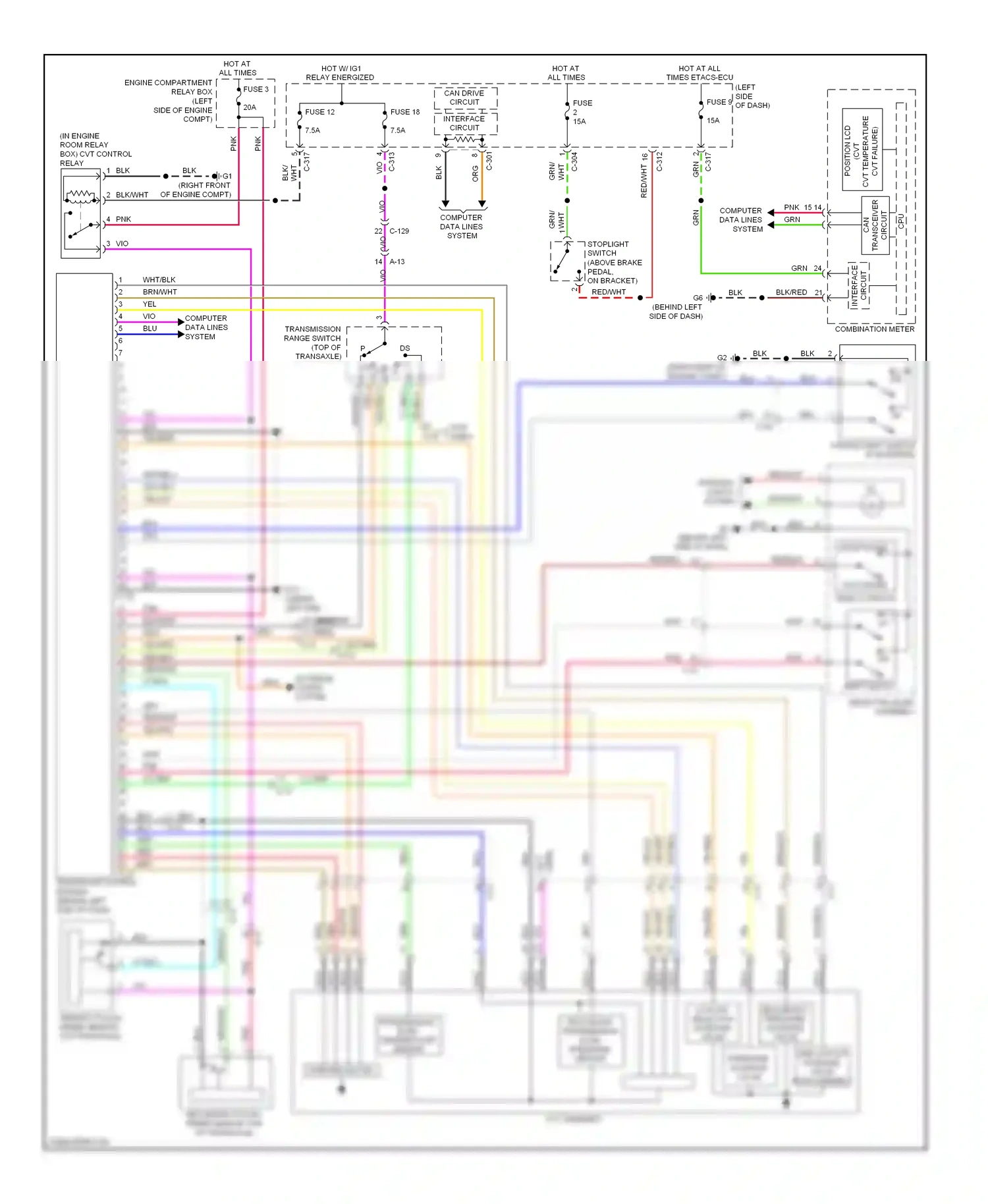 Mitsubishi Outlander III (2012-2015) vio wiring diagram  (81 of 87)