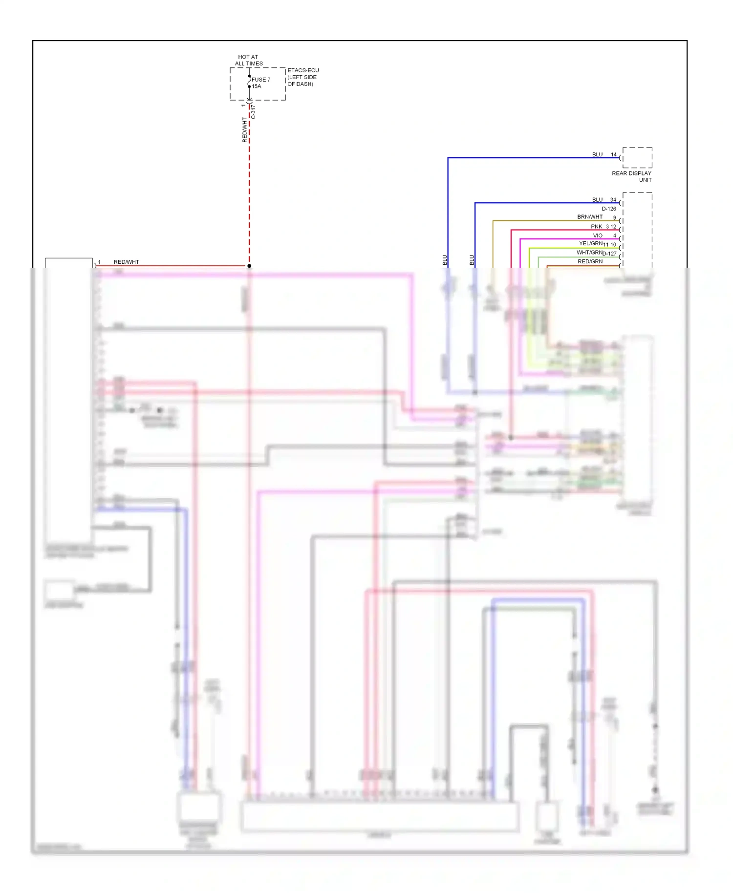 Mitsubishi Outlander III (2012-2015) vio wiring diagram  (21 of 87)