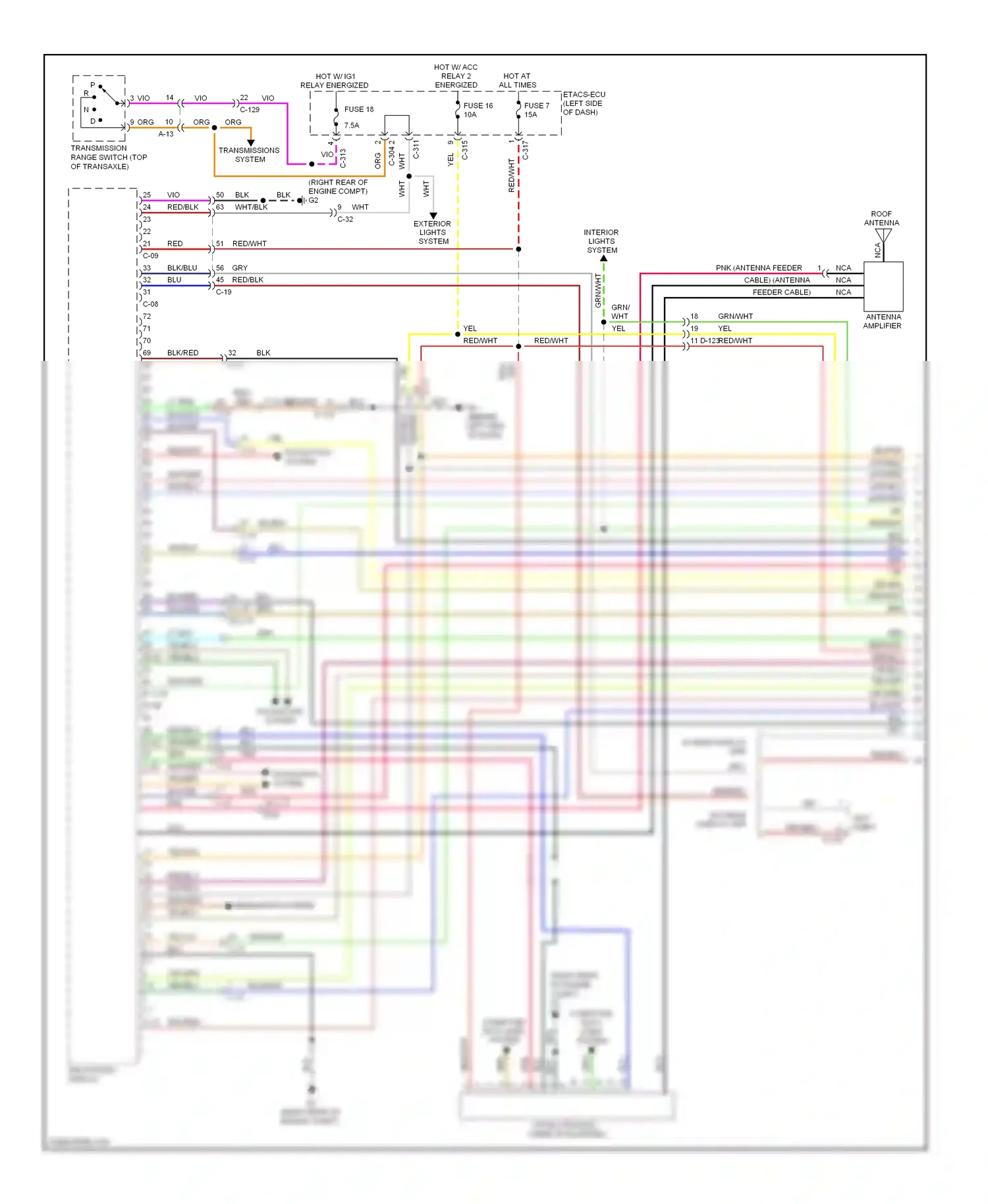 Mitsubishi Outlander III (2012-2015) vio wiring diagram  (33 of 87)