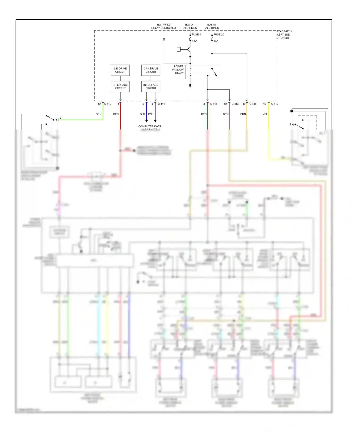 Mitsubishi Outlander III (2012-2015) vio wiring diagram  (42 of 87)
