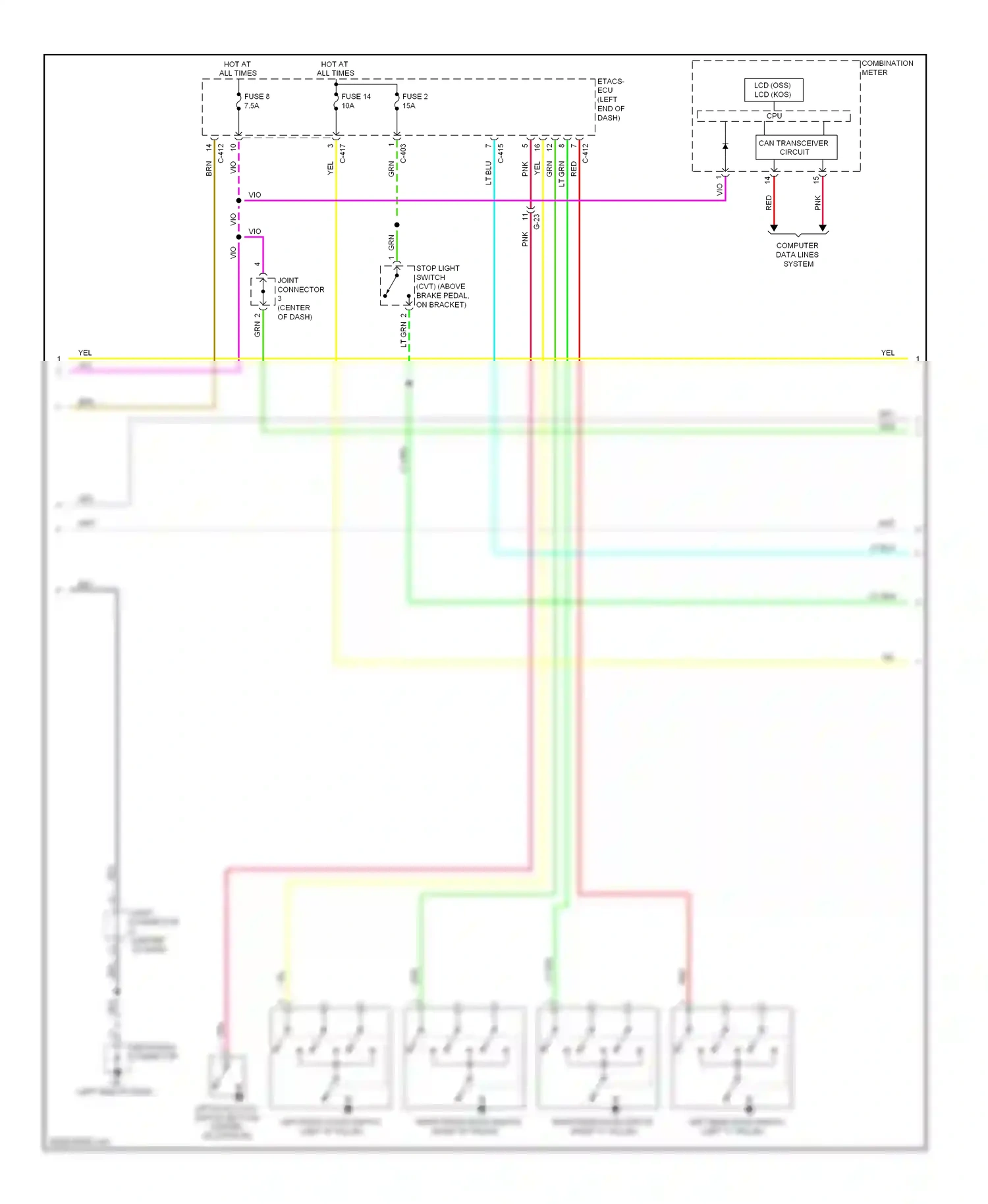Mitsubishi Outlander III (2012-2015) vio wiring diagram  (75 of 87)