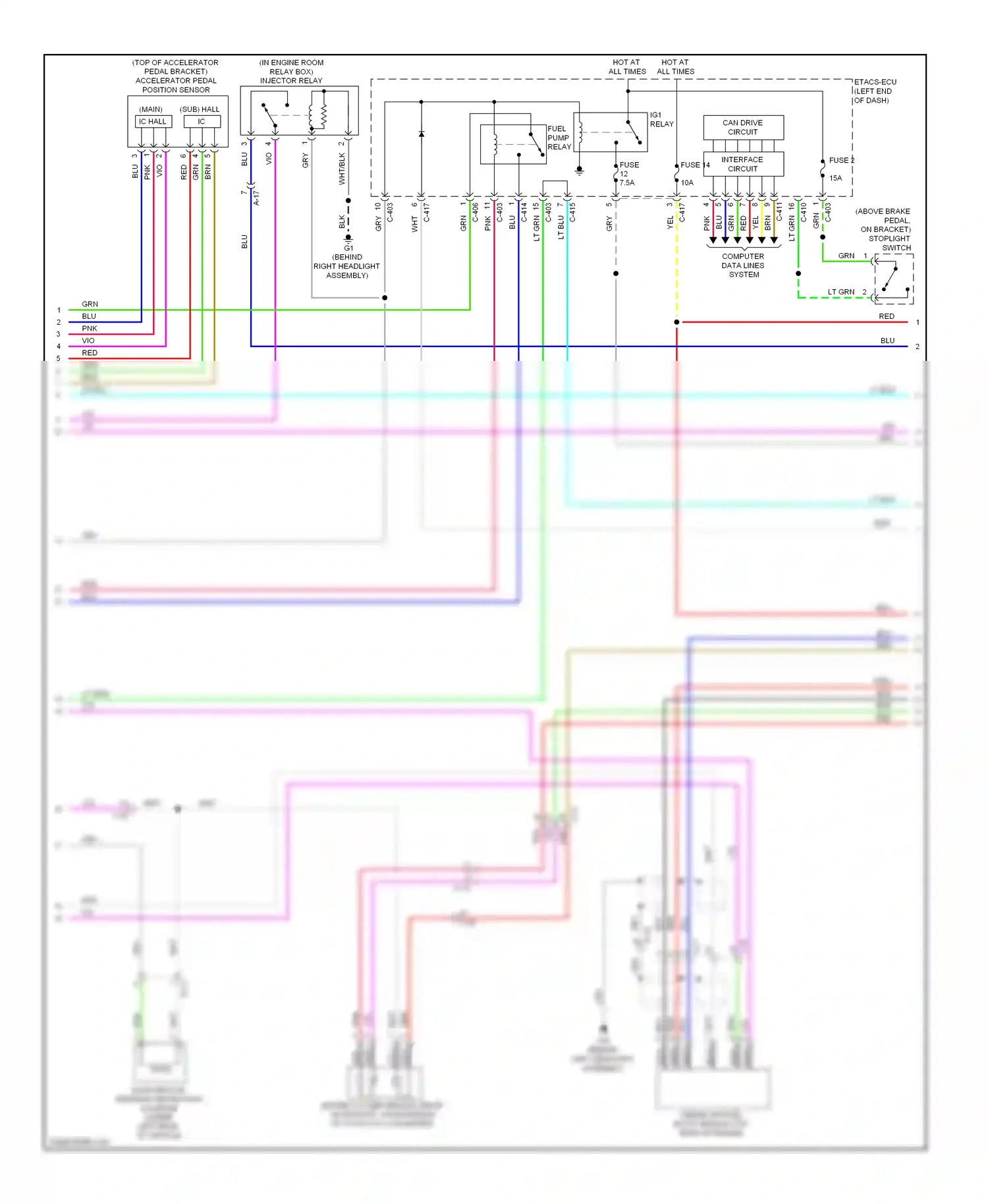 Mitsubishi Outlander III (2012-2015) vio wiring diagram  (79 of 87)