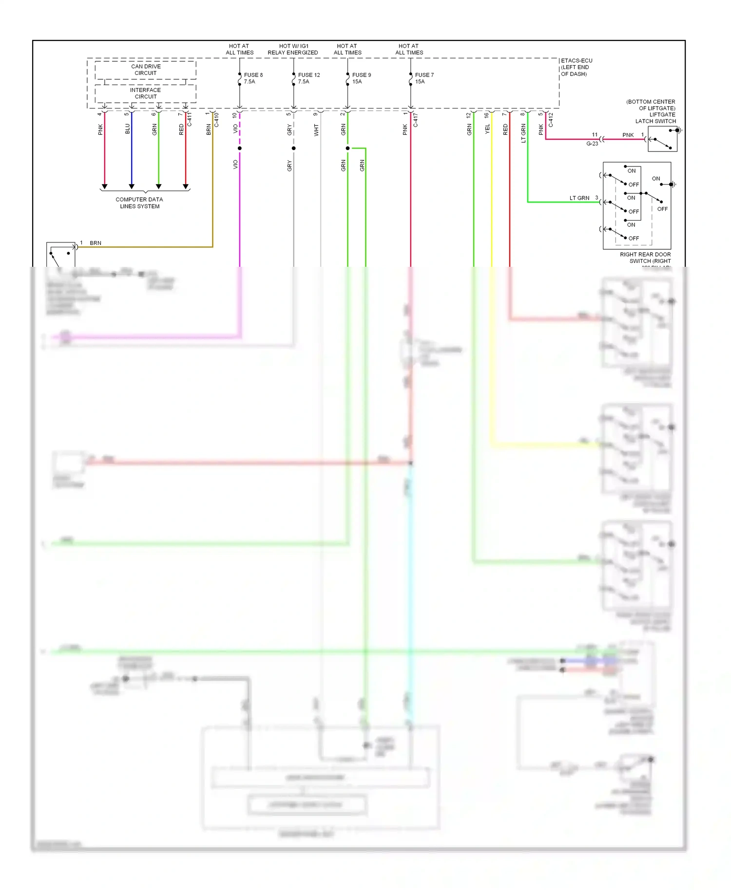 Mitsubishi Outlander III (2012-2015) vio wiring diagram  (27 of 87)