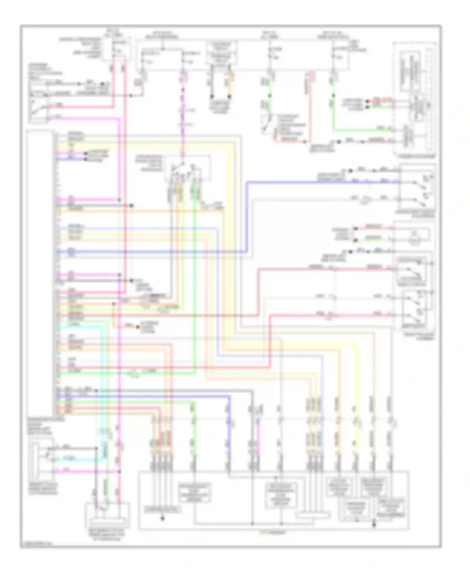 Wiring diagram wht/blk for Mitsubishi Outlander III (2012-2015) (11 of 20)