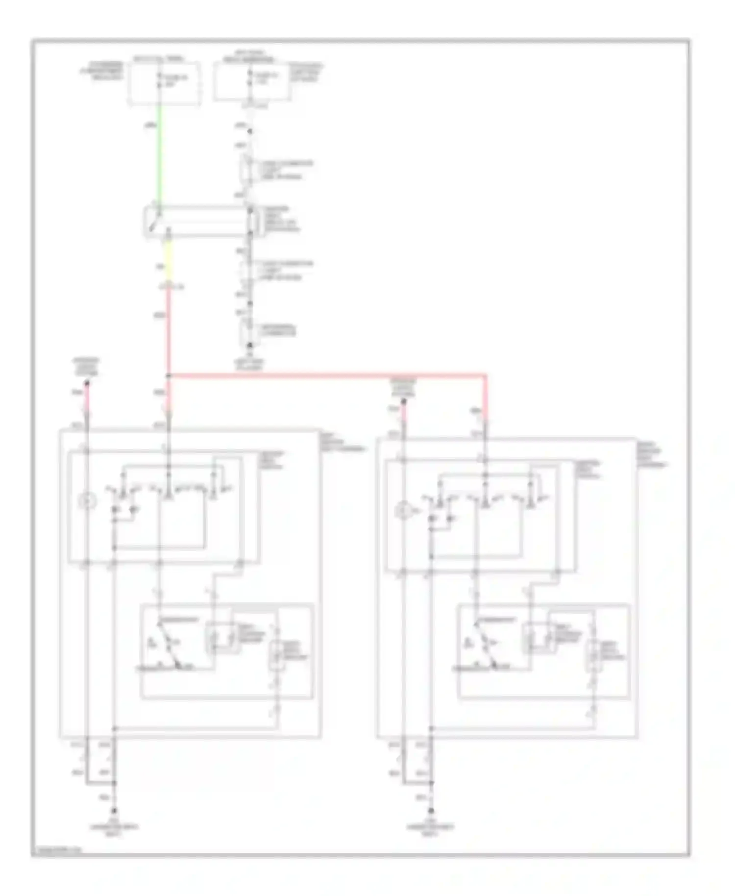 Wiring diagram yel for Mitsubishi Outlander III (2012-2015) (43 of 94)