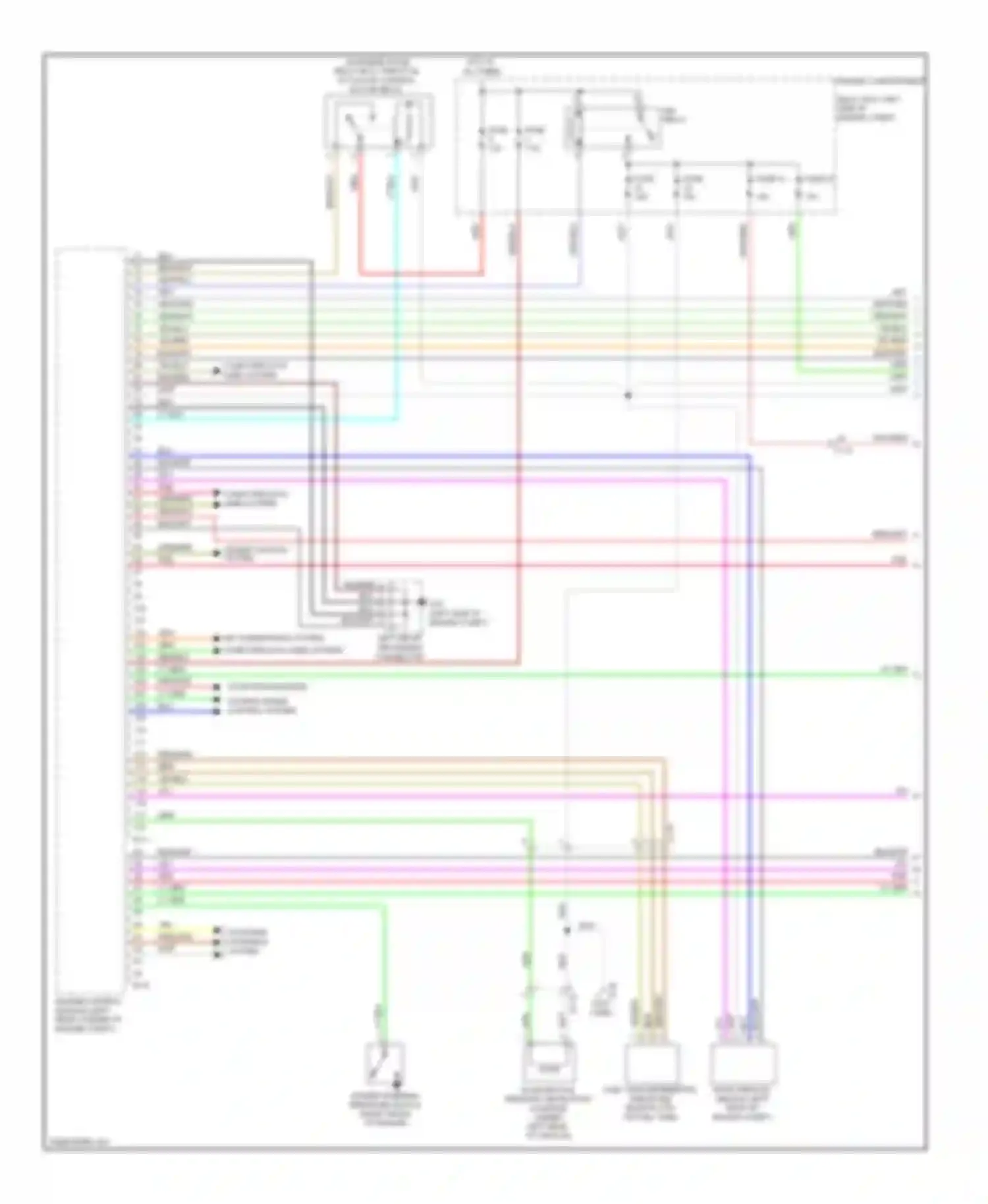 Wiring diagram yel/blu for Mitsubishi Outlander III (2012-2015) (10 of 36)