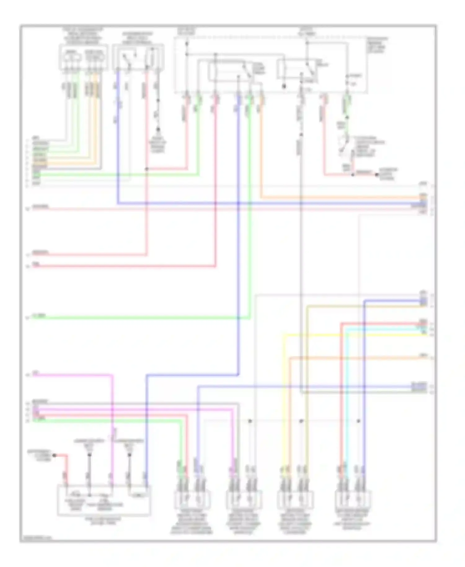 Wiring diagram yel/blu for Mitsubishi Outlander III (2012-2015) (18 of 36)